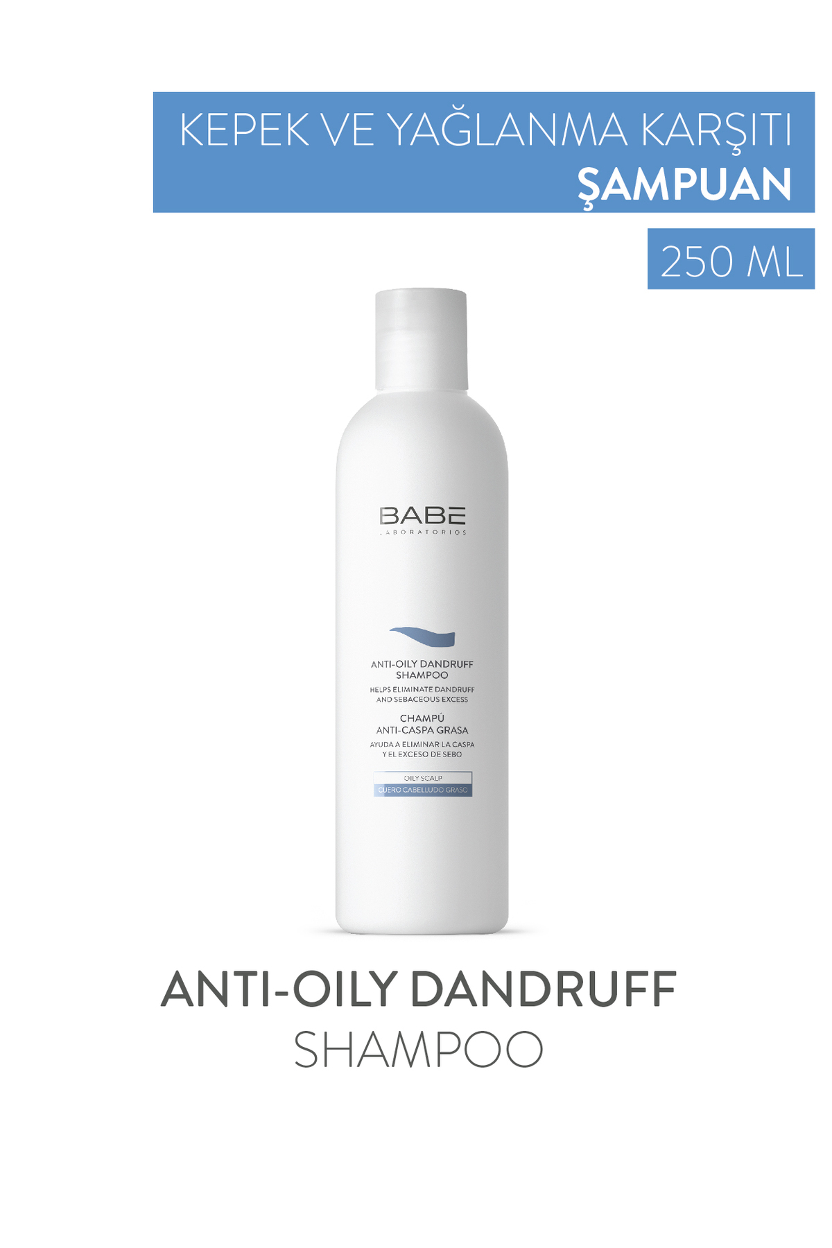 BABE ANTİ-OİLY YAĞLI SAÇLAR İÇİN ŞAMPUAN 250 ML-