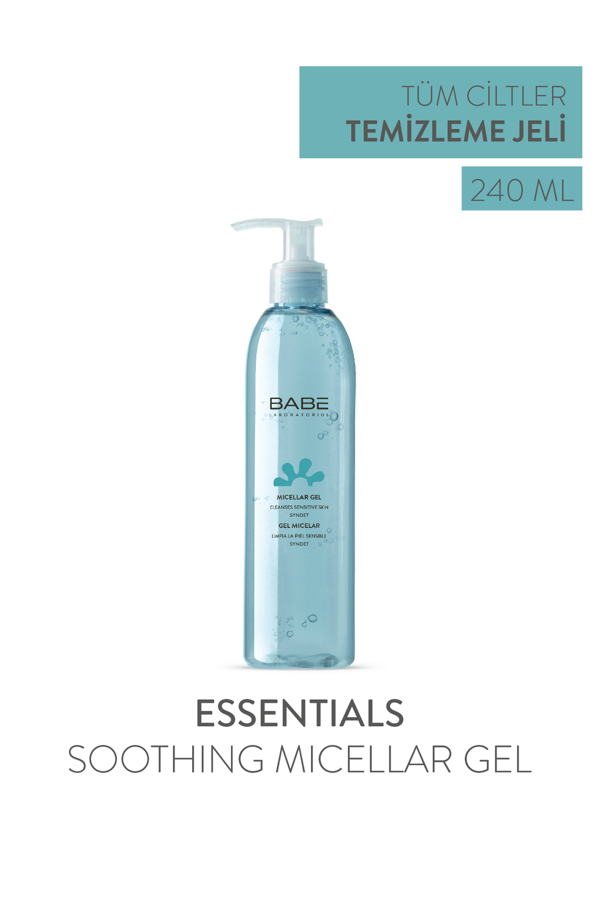 BABE SOOTHİNG MİCELLER YATIŞTIRICI TEMİZLEME JELİ 240ML-