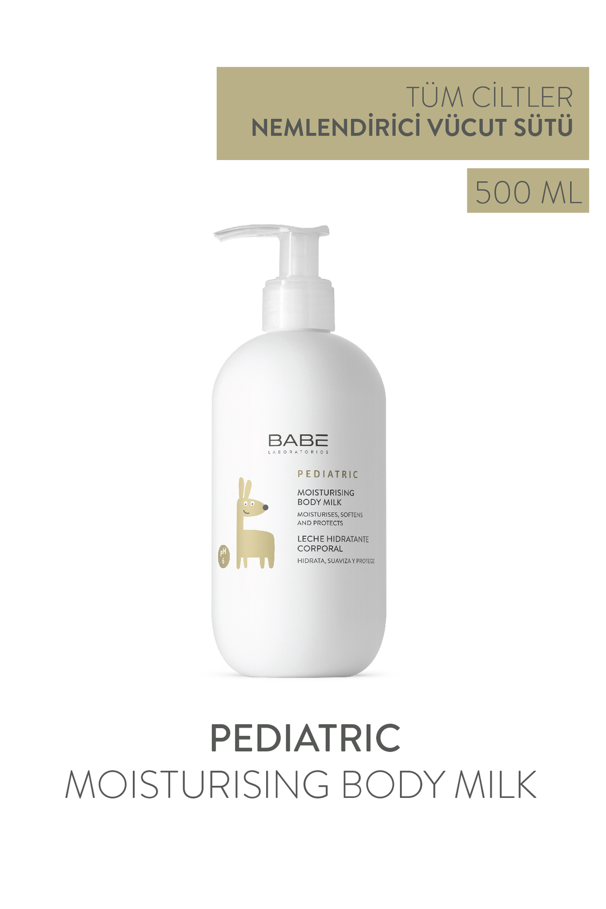 BABE BEBEK VE ÇOCUK NEMLENDİRİCİ VÜCUT LOSYONU 500ML-