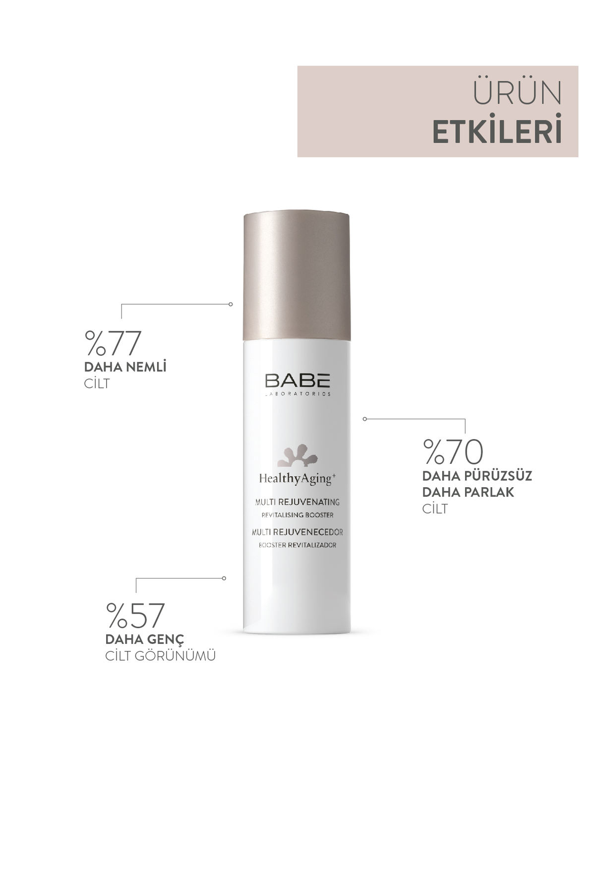BABE HEALTHYAGİNG CİLT YENİLEYİCİ CANLANDIRICI SERUM 50ML-