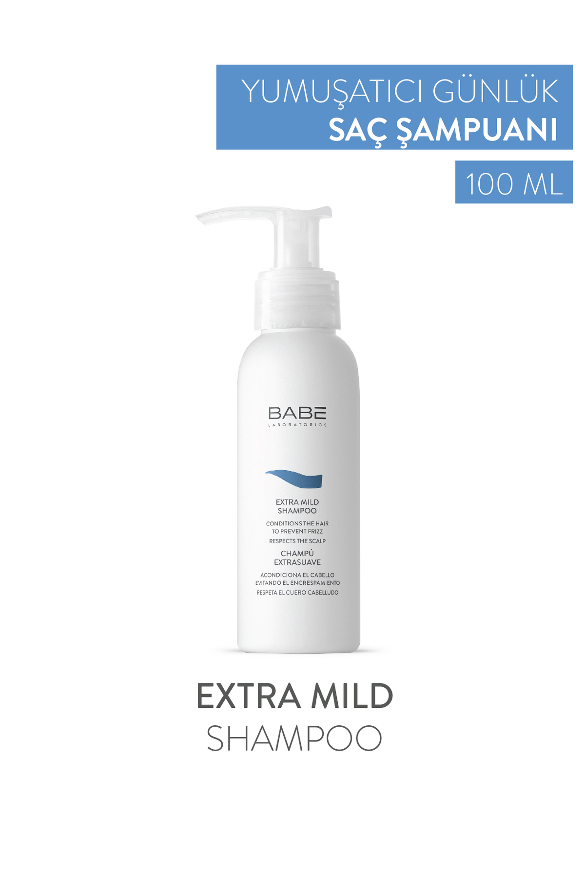 BABE LABORATORİOS GÜNLÜK ŞAMPUAN EXTRA MİLD 100ML-