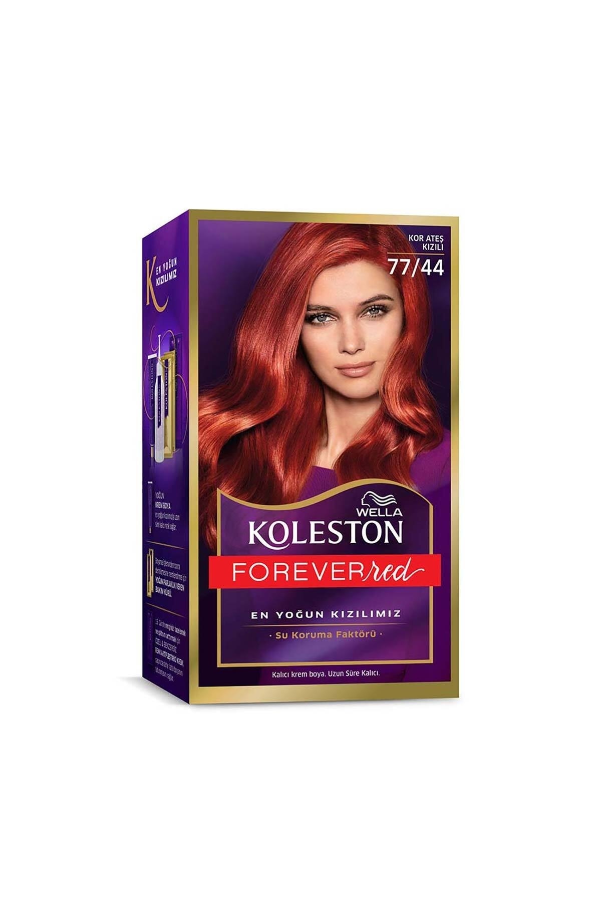 WELLA KOLESTON KIT 77/44 KOR ATESI KIZILI SAÇ BOYASI-