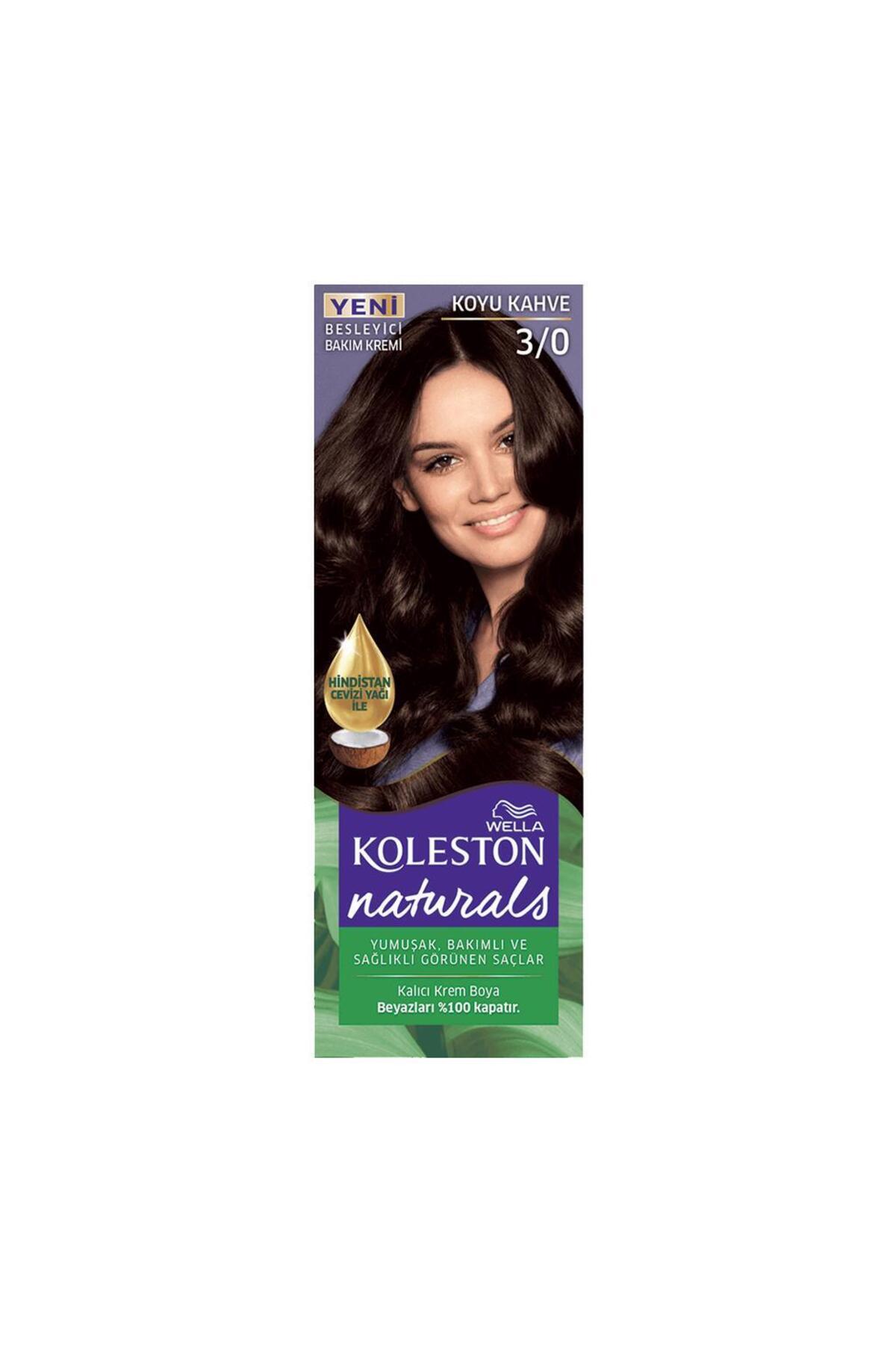 WELLA KOLESTON NATURALS KOYU KAHVE 3/0 SAÇ BOYASI-