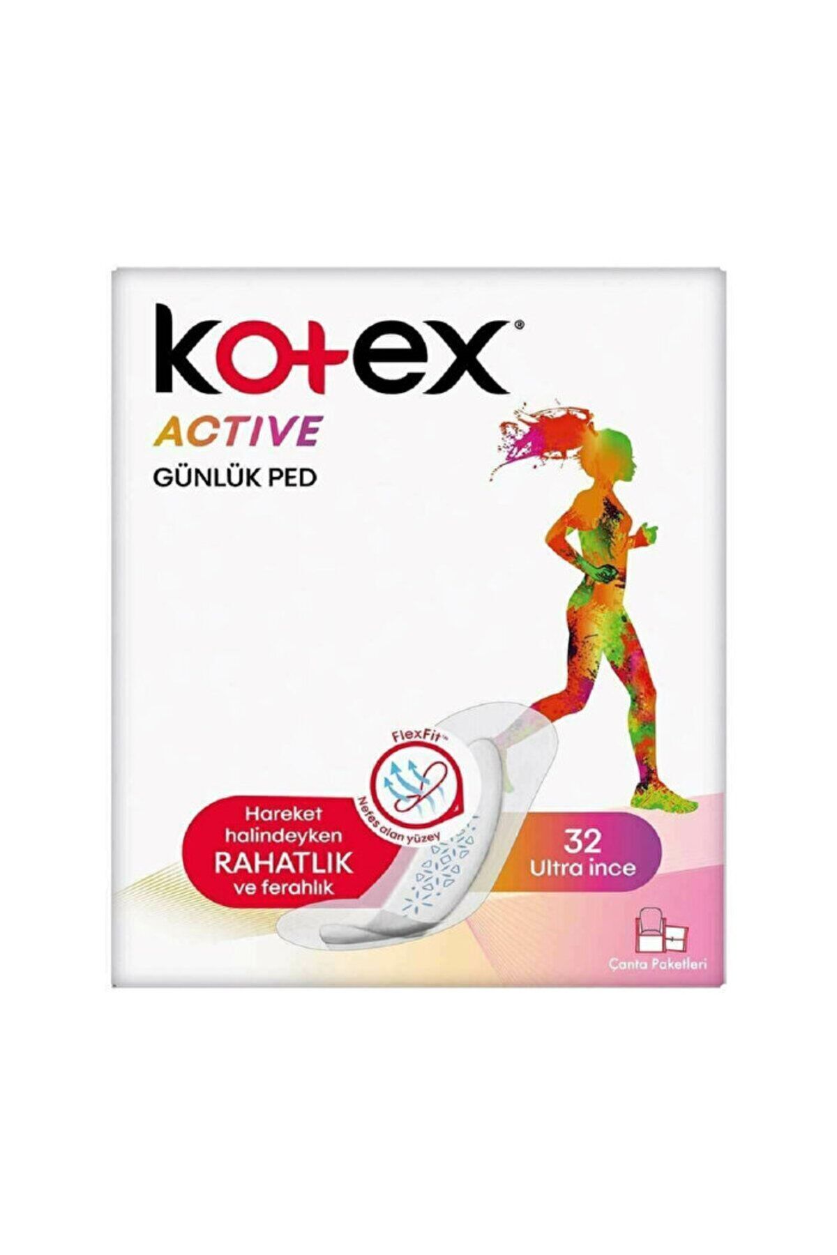 KOTEX AKTİVE GÜNLÜK 32 Lİ GÜNLÜK PED-
