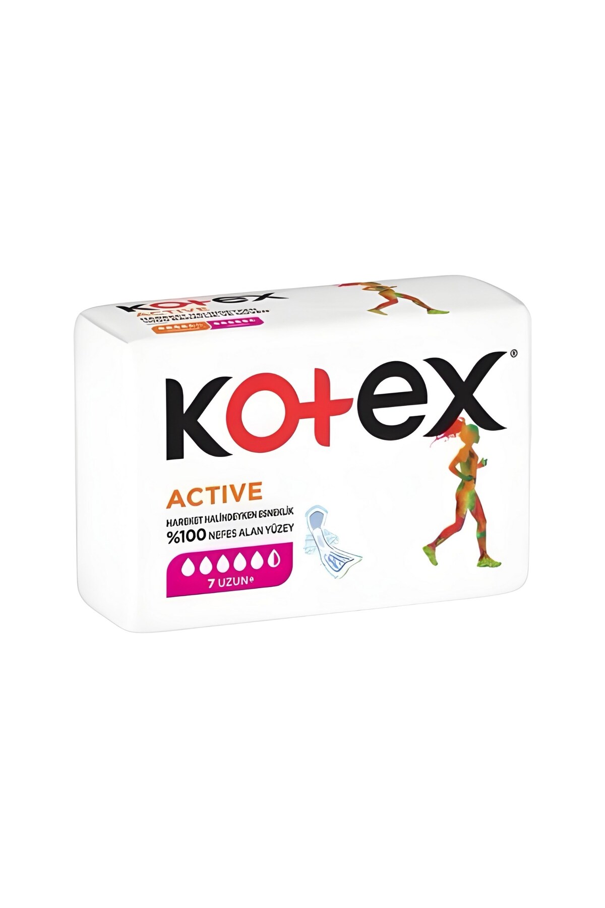 KOTEX ACTİVE SİNGLE UZUN 7Lİ HİJYENİK PED-
