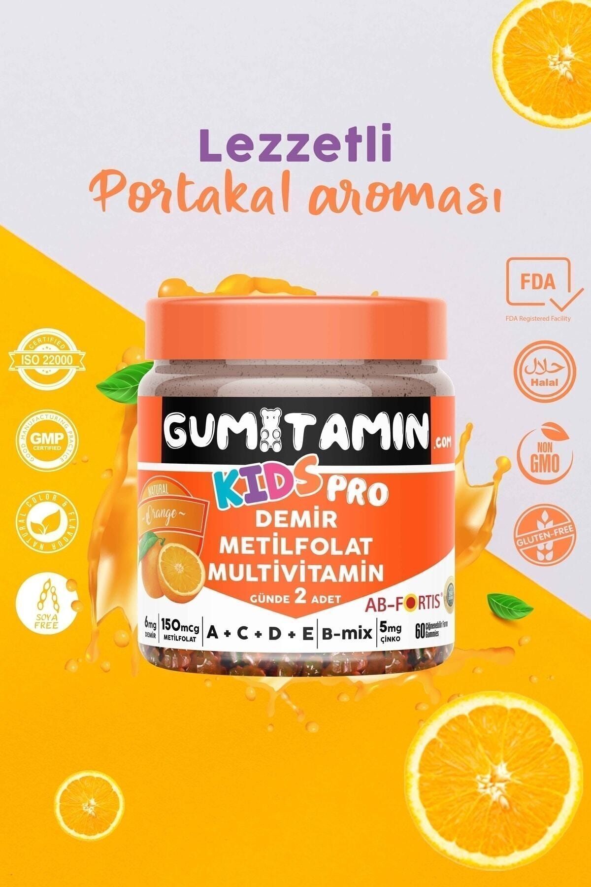 GUMİTAMİN KİDS PRO DEMİR İÇEREN ÇOCUKLAR İÇİN-