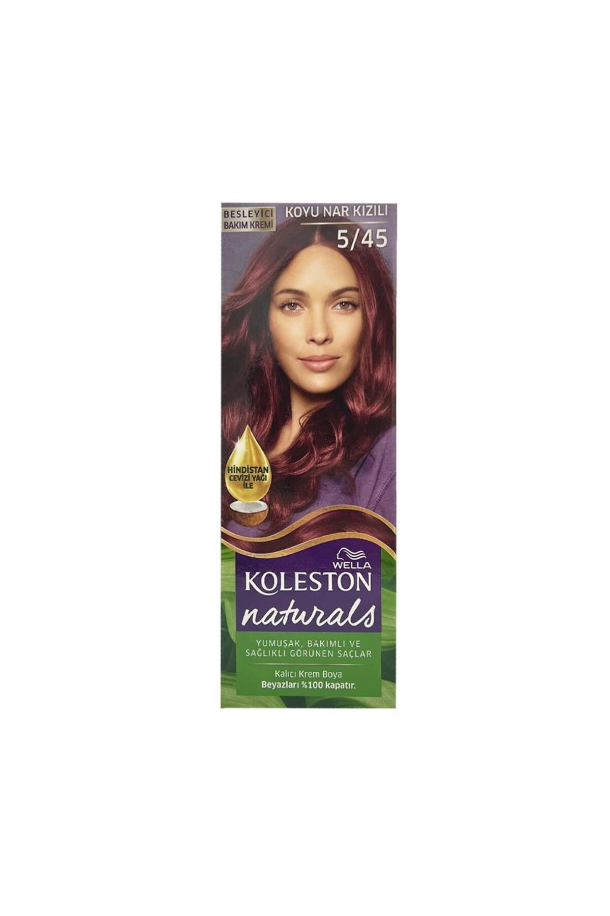 WELLA KOLESTON NATURALS SAÇ BOYASI 5/45 KOYU NAR K-