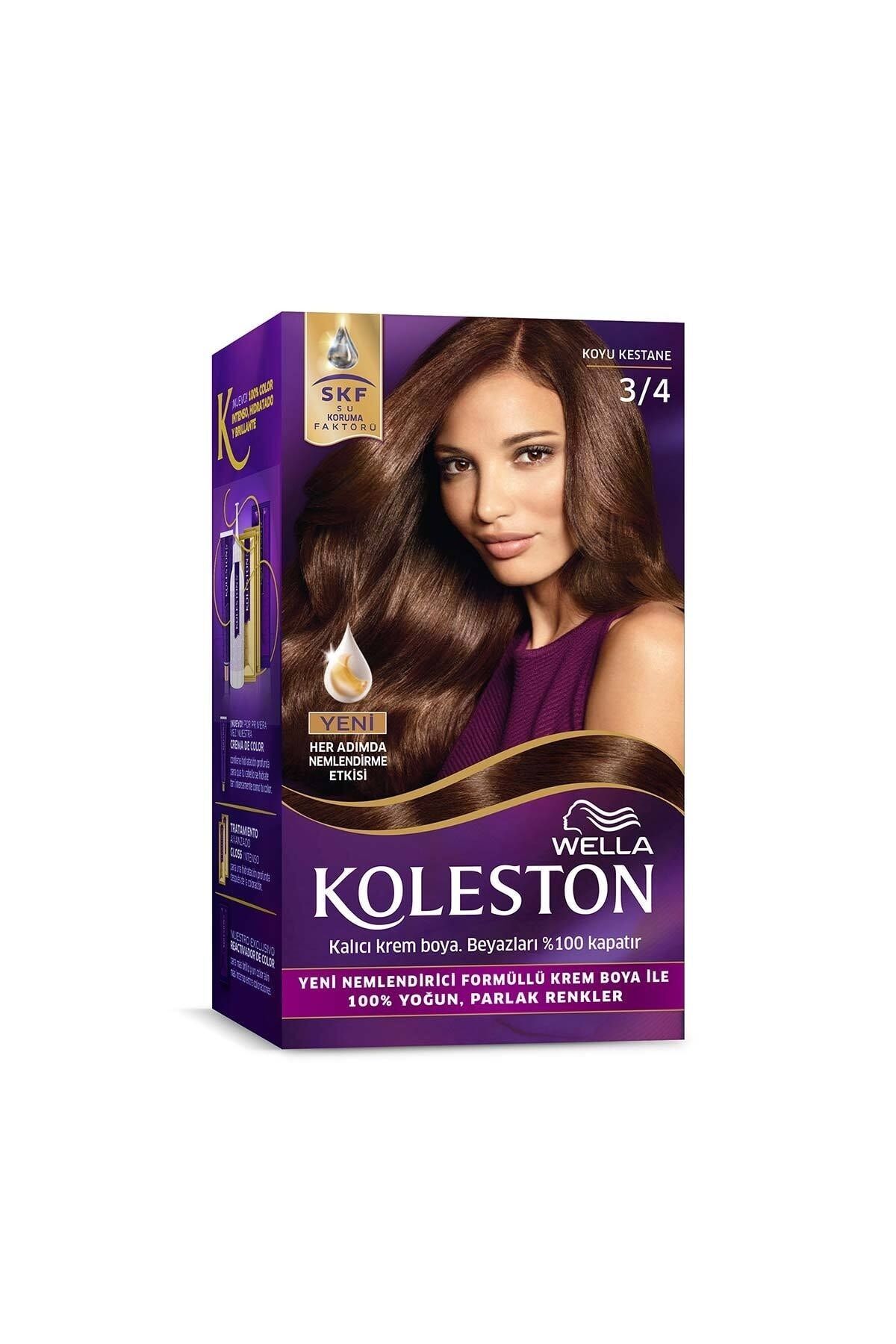 WELLA KIT 3/4 KOYU KESTANE KOLESTONKİT-