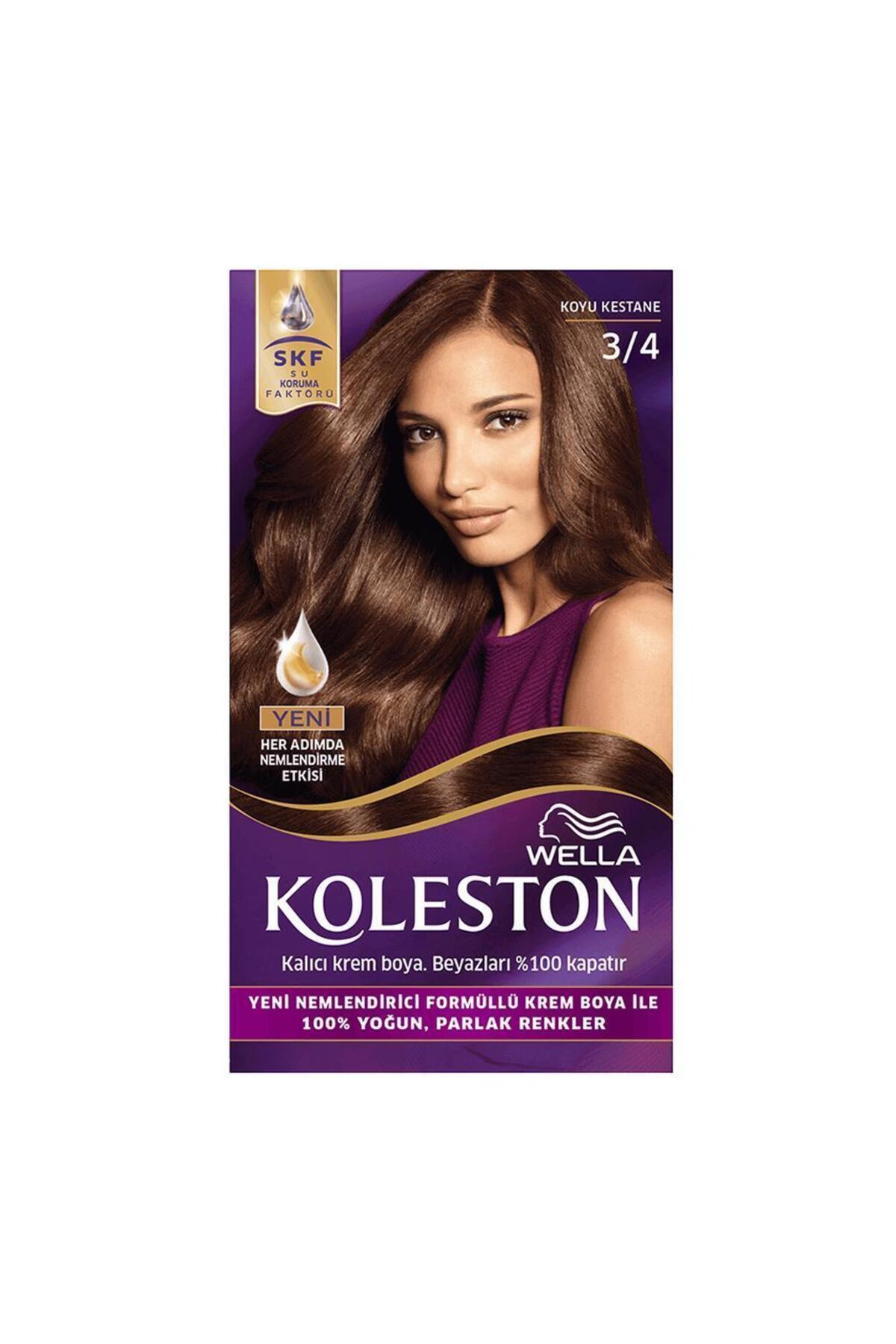 WELLA KIT 3/4 KOYU KESTANE KOLESTONKİT-