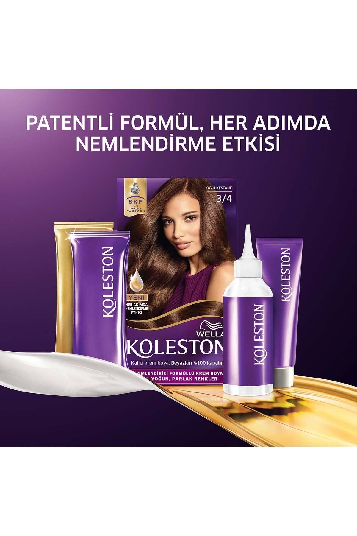 WELLA KIT 3/4 KOYU KESTANE KOLESTONKİT-