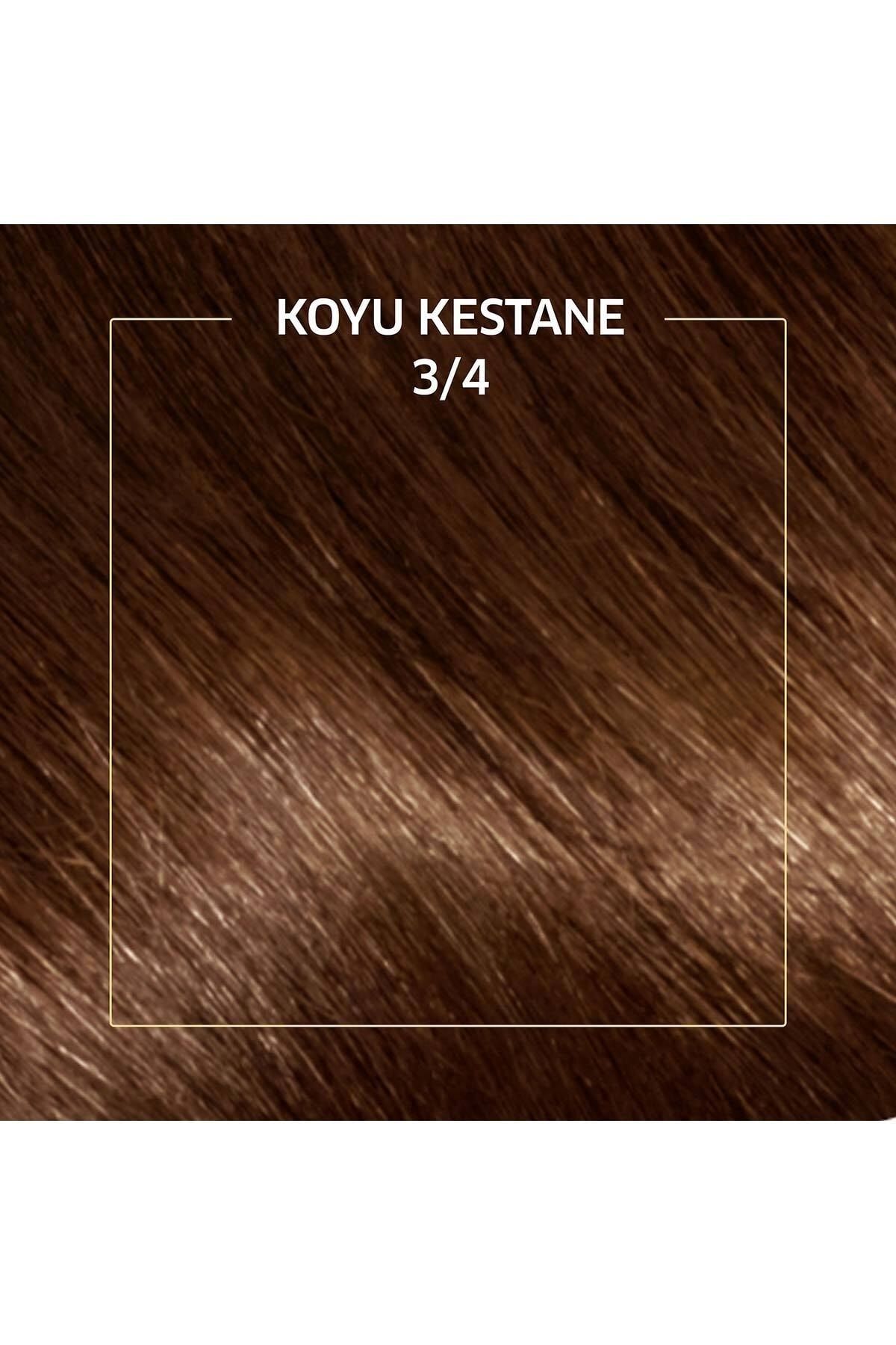 WELLA KIT 3/4 KOYU KESTANE KOLESTONKİT-