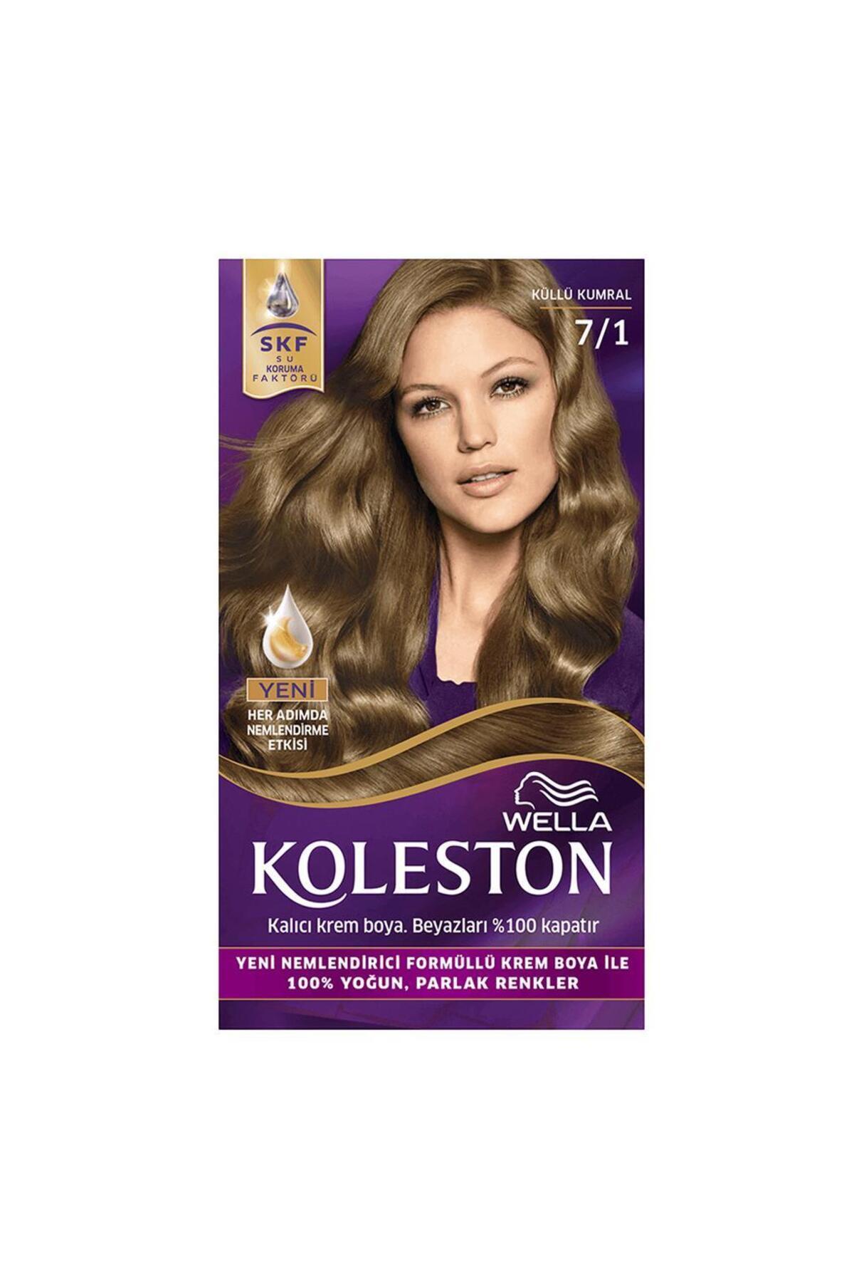 WELLA KOLESTON KİT SAÇ BOYASI 7/1 KÜLLÜ KUMRAL-