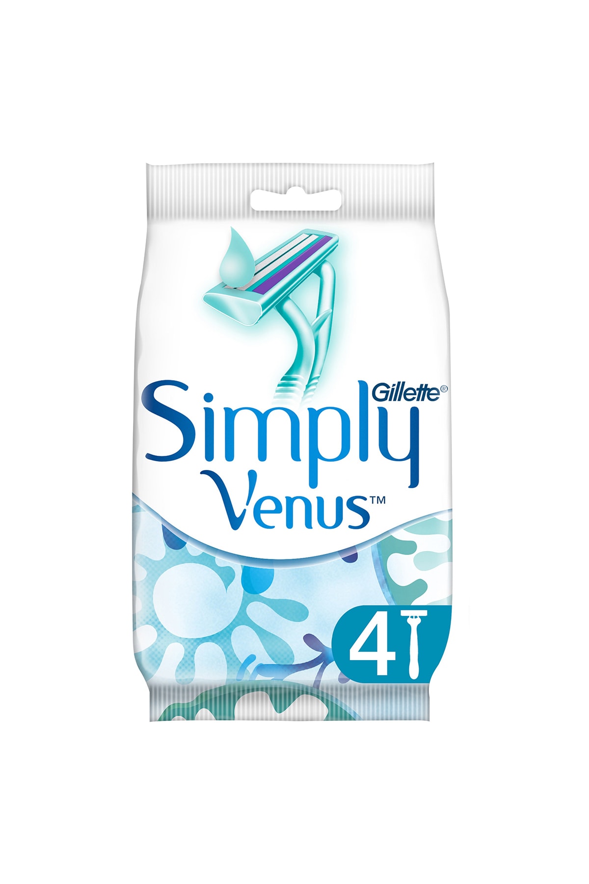 GİLLETTE VENUS 2 BIÇAKLI 4 LÜ POŞET-