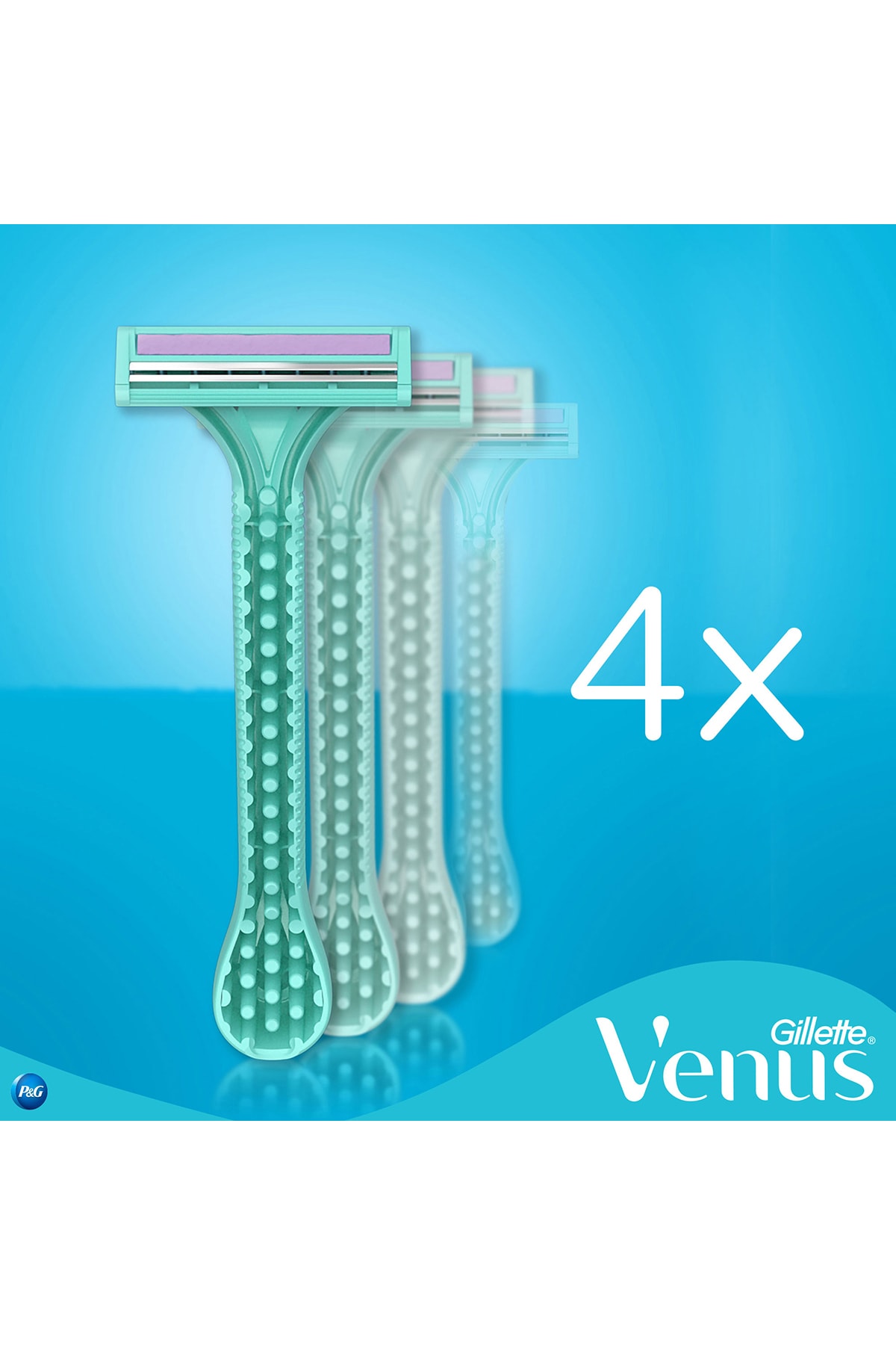 GİLLETTE VENUS 2 BIÇAKLI 4 LÜ POŞET-