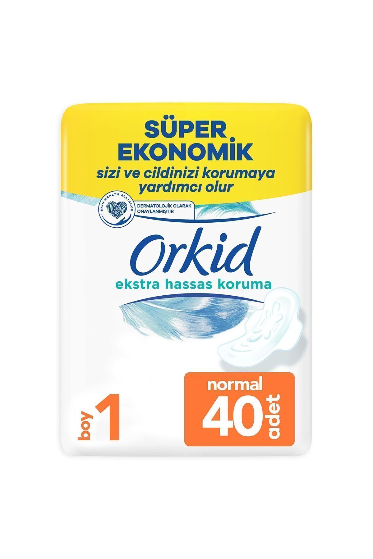 ORKİD EKSTRA HASSAS CESARET PAKETİ NORMAL 40Lİ HİJYENİK PED-