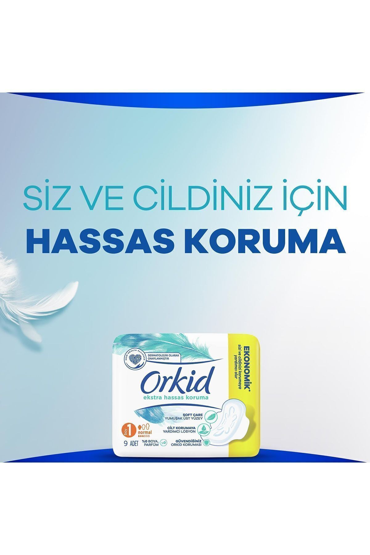 ORKİD EKSTRA HASSAS CESARET PAKETİ NORMAL 40Lİ HİJYENİK PED-