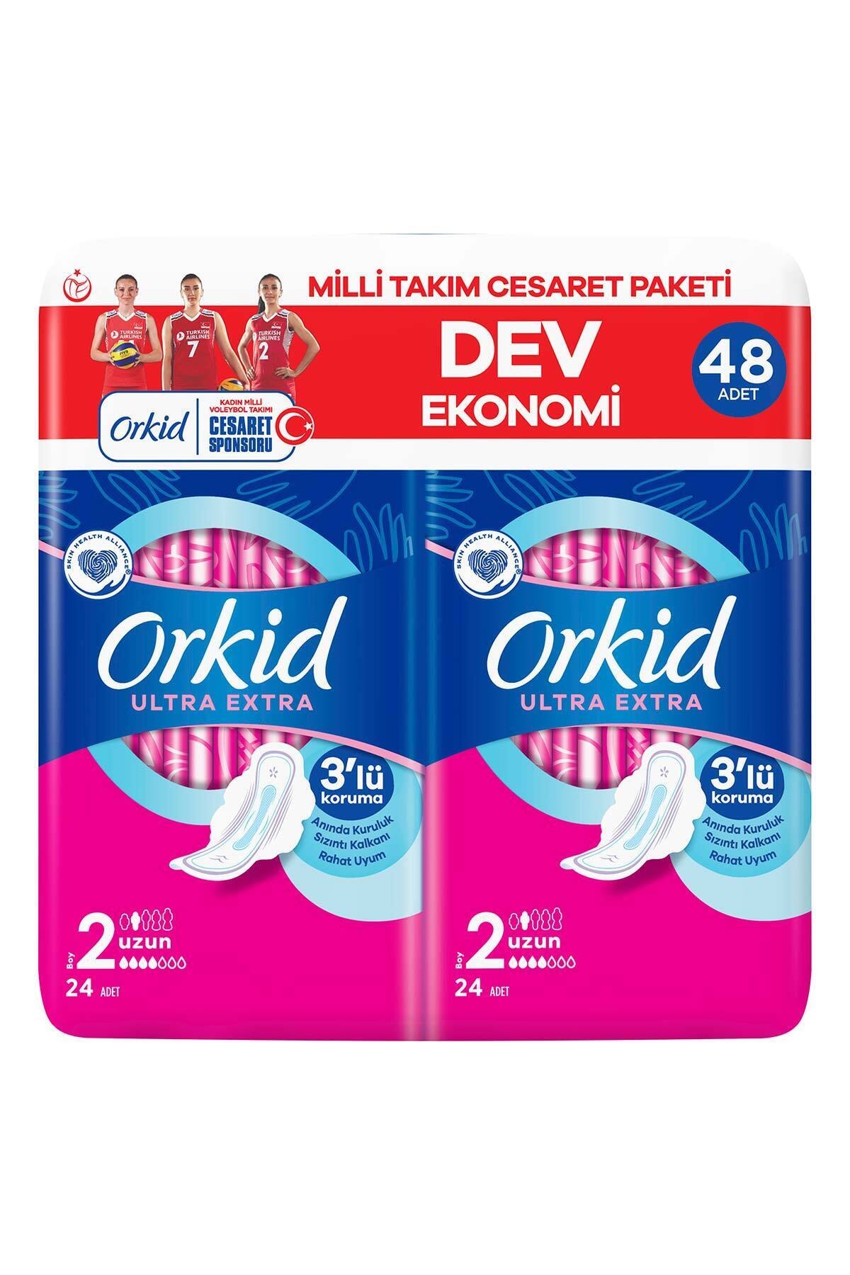 ORKİD ULTRA EXTRA UZUN 48Lİ CESARET PAKETİ-