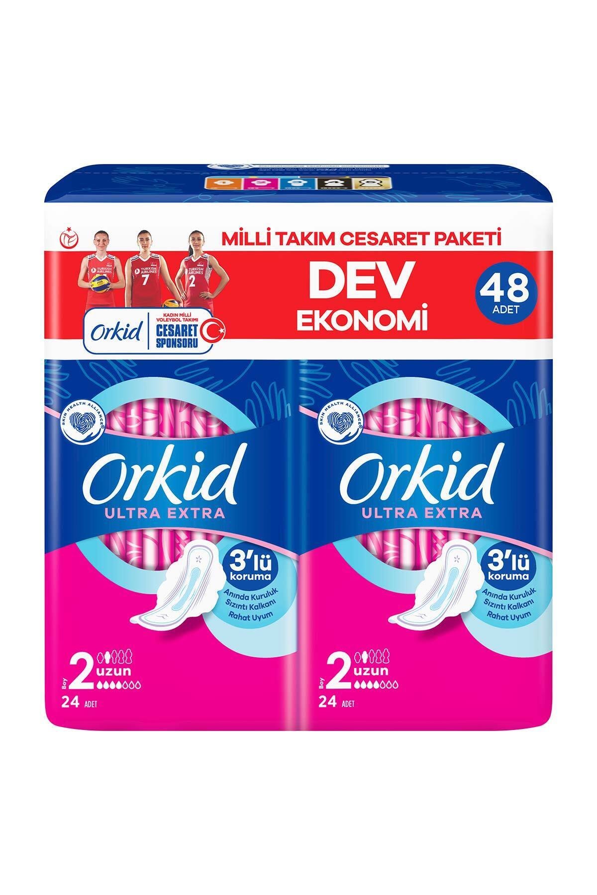 ORKİD ULTRA EXTRA UZUN 48Lİ CESARET PAKETİ-