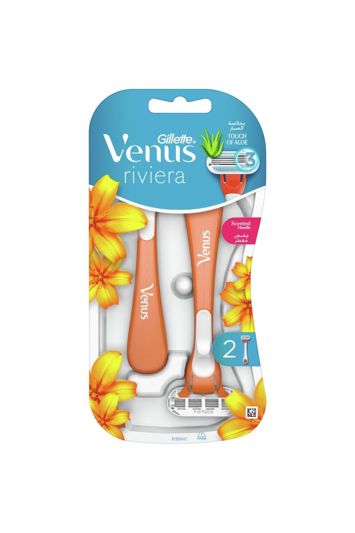 GİLETTE VENUS RİVİERA KULLAN AT KADIN TRAŞ BIÇAĞI-