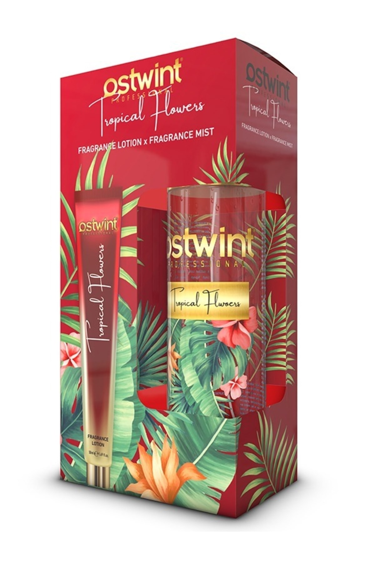 OSTWİNT 1+1 TROPİCAL FLOWER BODY MİST - VÜCUT LOSYONU 200ML-