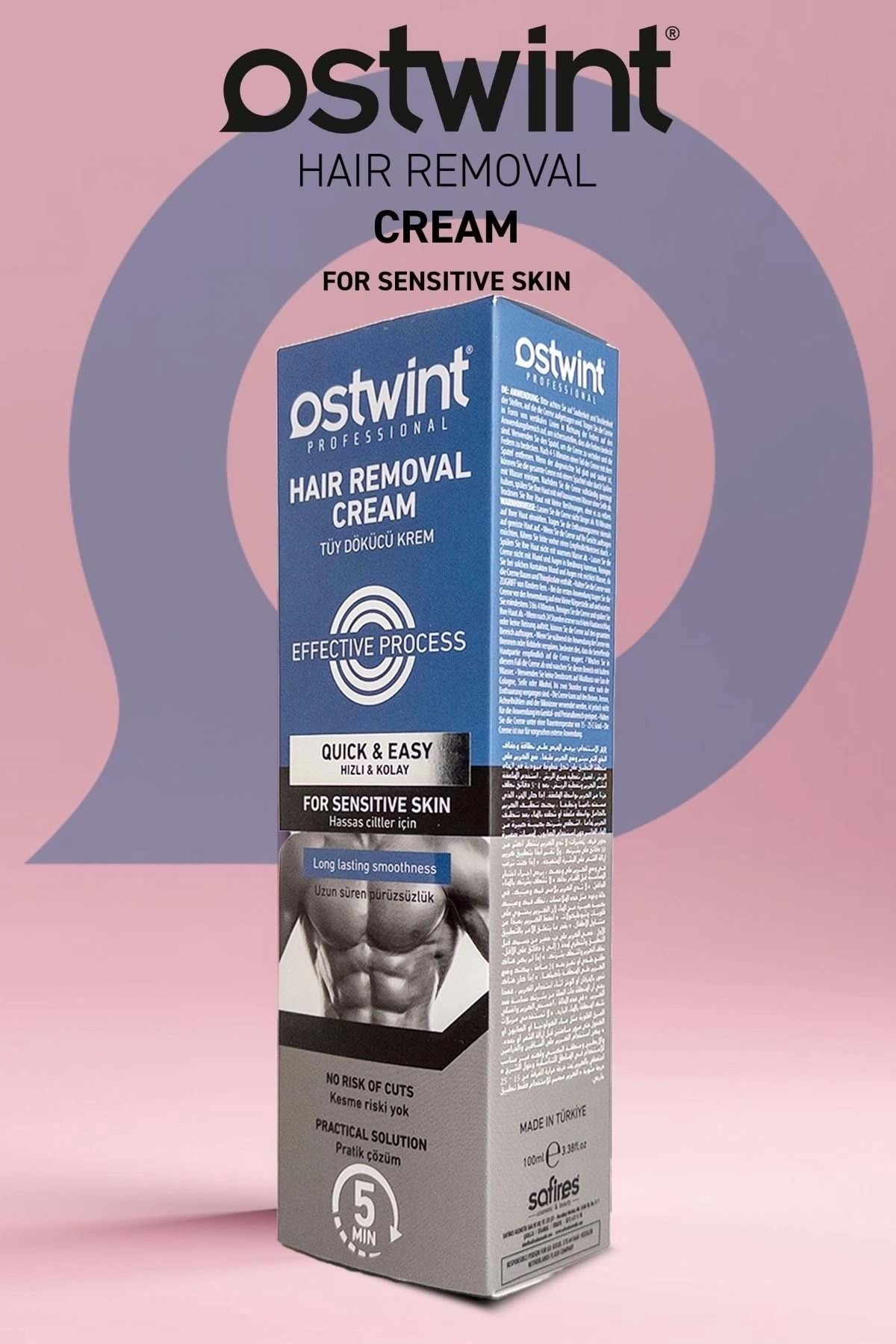 OSTWİNT TÜY DÖKÜCÜ KREM ERKEK HASSAS CİLTLER 100ML-