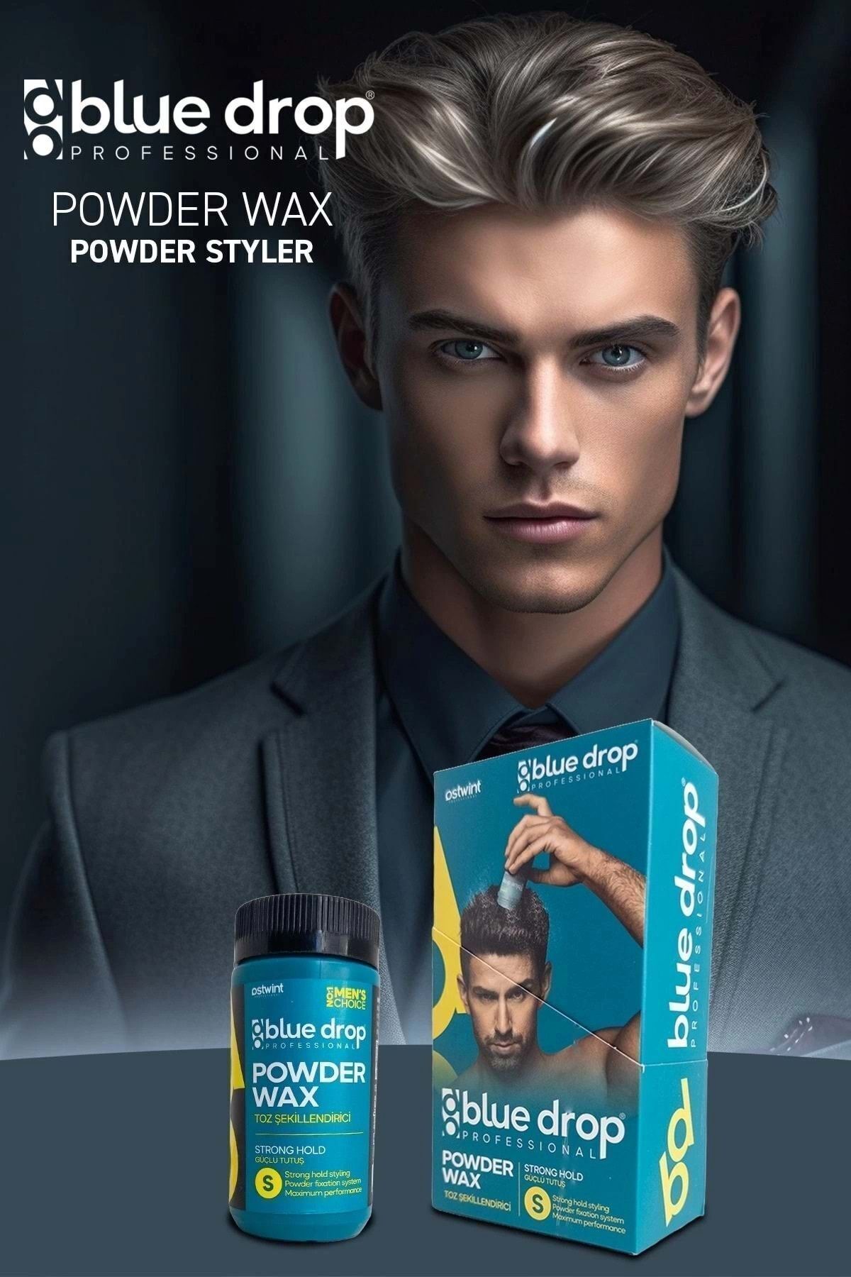 OSTWİNT BLUE DROP WAX MAN STRONG  MAVİ 15ML-