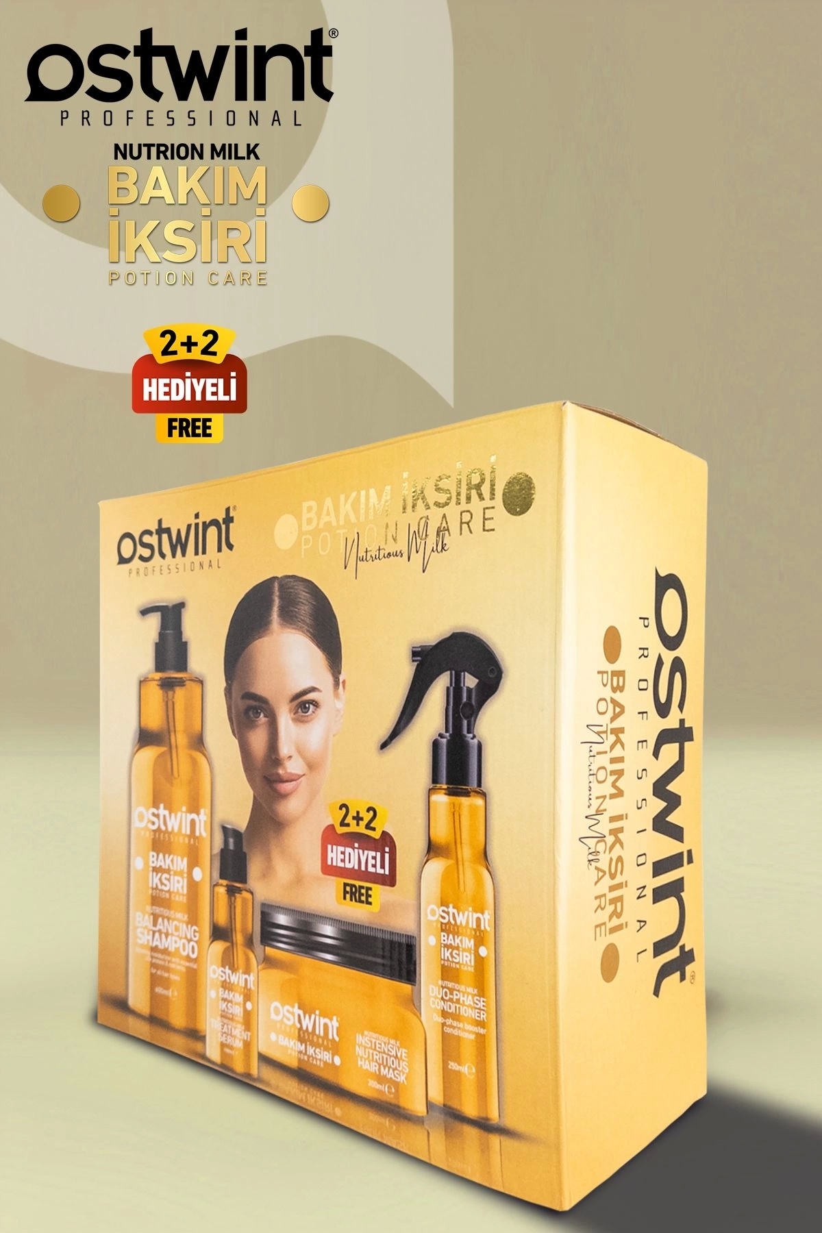 OSTWİNT SAÇ BAKIM IKSİRİ NUTRİTİOUS MİLK SETİ-