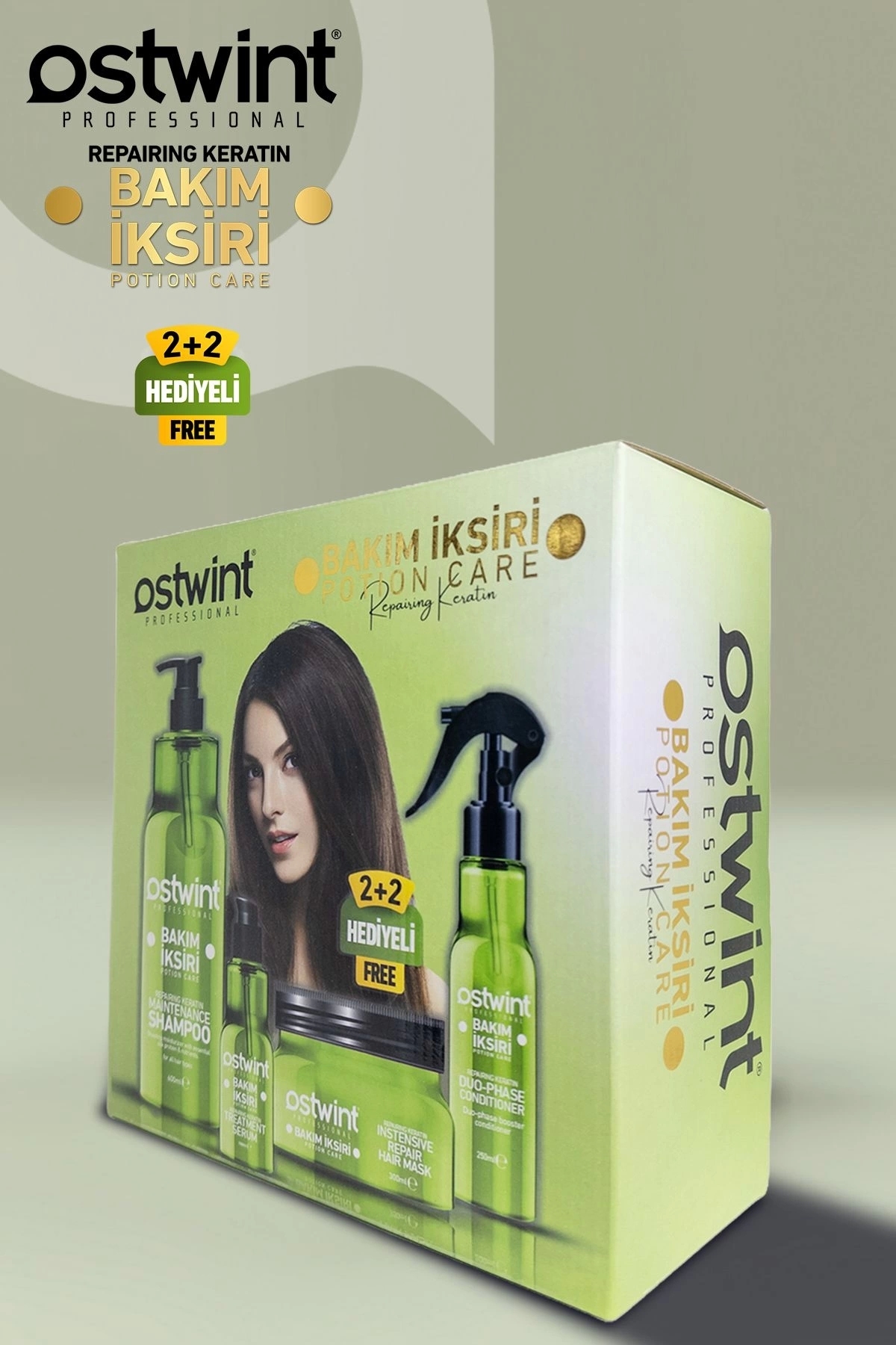 OSTWİNT SAÇ BAKIM IKSİRİ REPAİRİNG KERATİN SETİ-