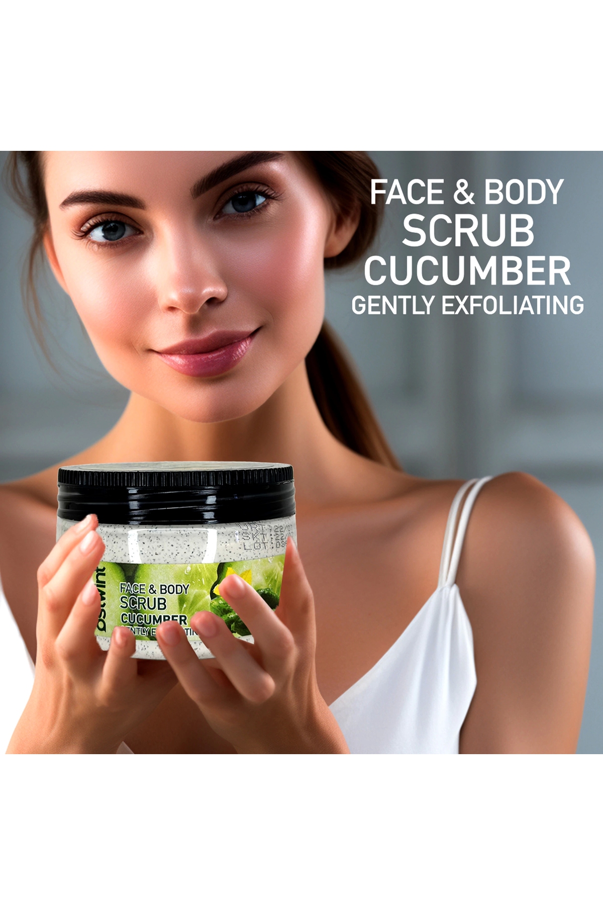 OSTWİNT YÜZ VE VÜCUT SCRUB JEL SALATALIK 300 ML-