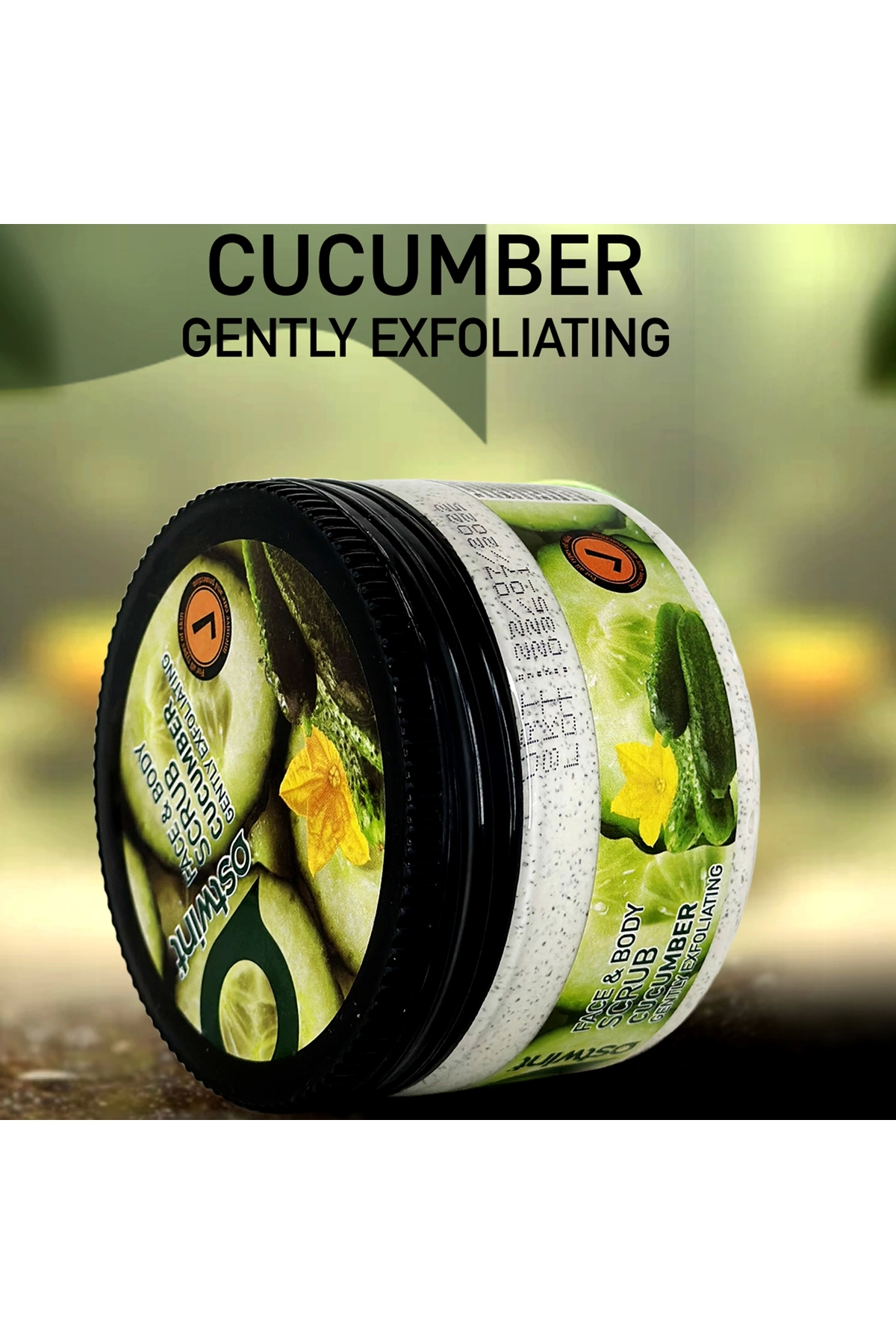 OSTWİNT YÜZ VE VÜCUT SCRUB JEL SALATALIK 300 ML-