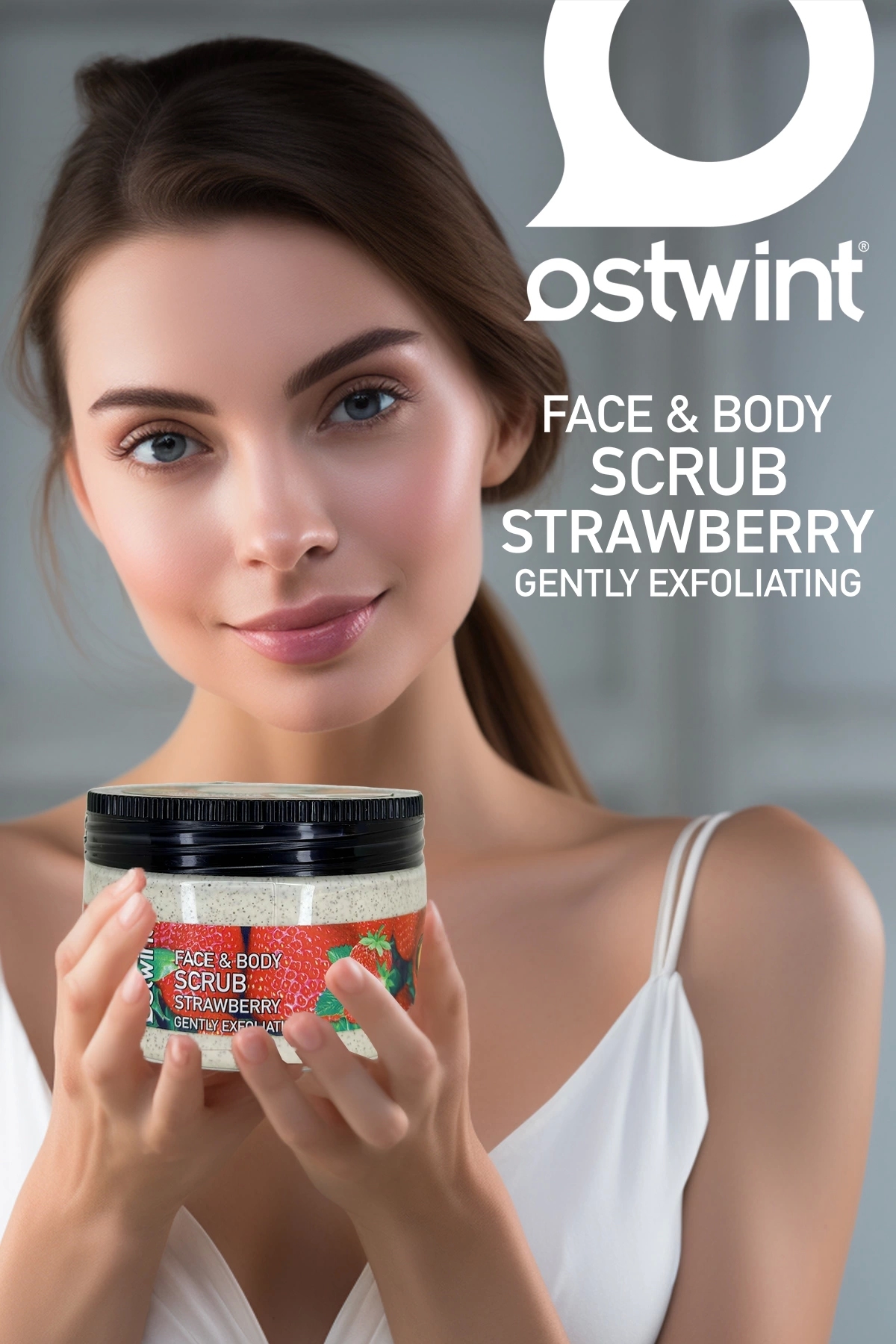 OSTWİNT YÜZ VE VÜCUT IÇİN PEELİNG ETKİLİ ÇİLEKLİ-