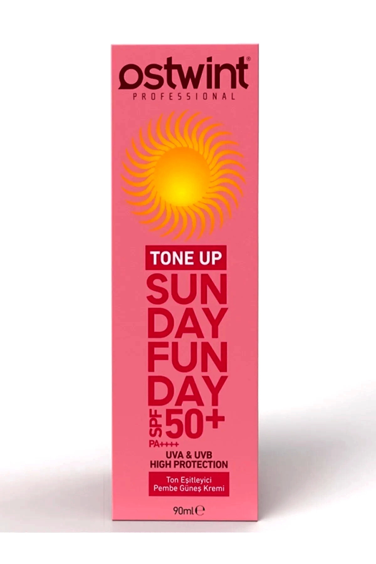 Ostwint Ton Eşitleyici Pembe Güneş Kremi 90ml-