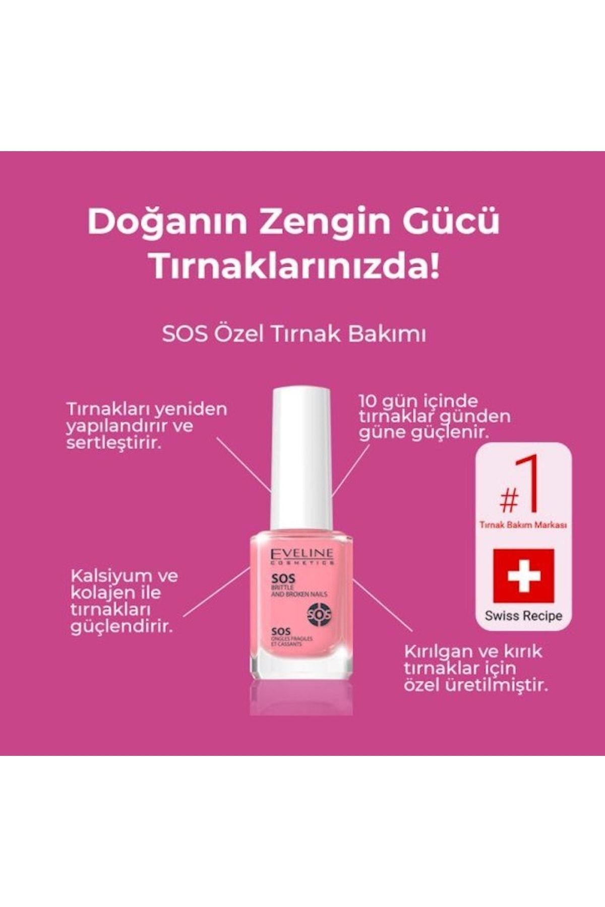 Eveline Sos Kırılgan Tırnaklar Için Bakımı 12ml-
