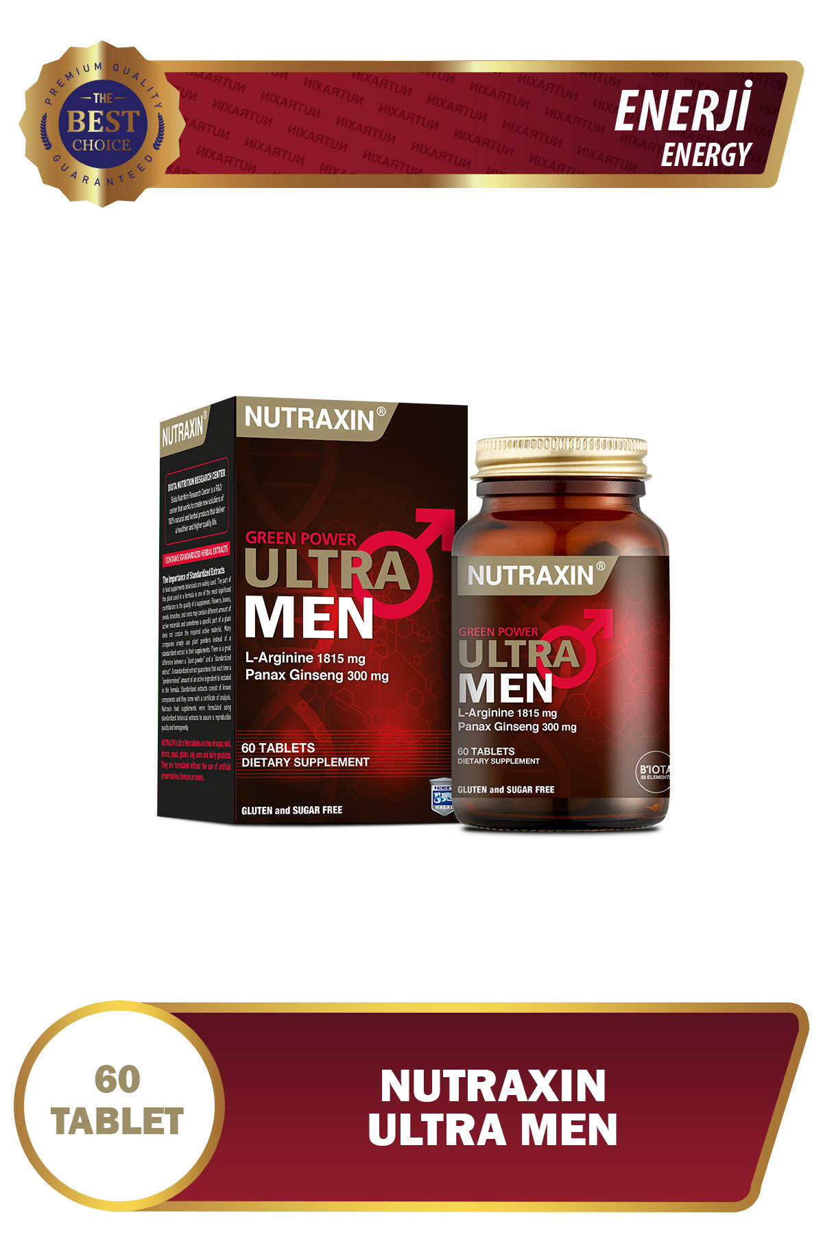 Nutraxin Green Power Ultra Men 60 Tablet-