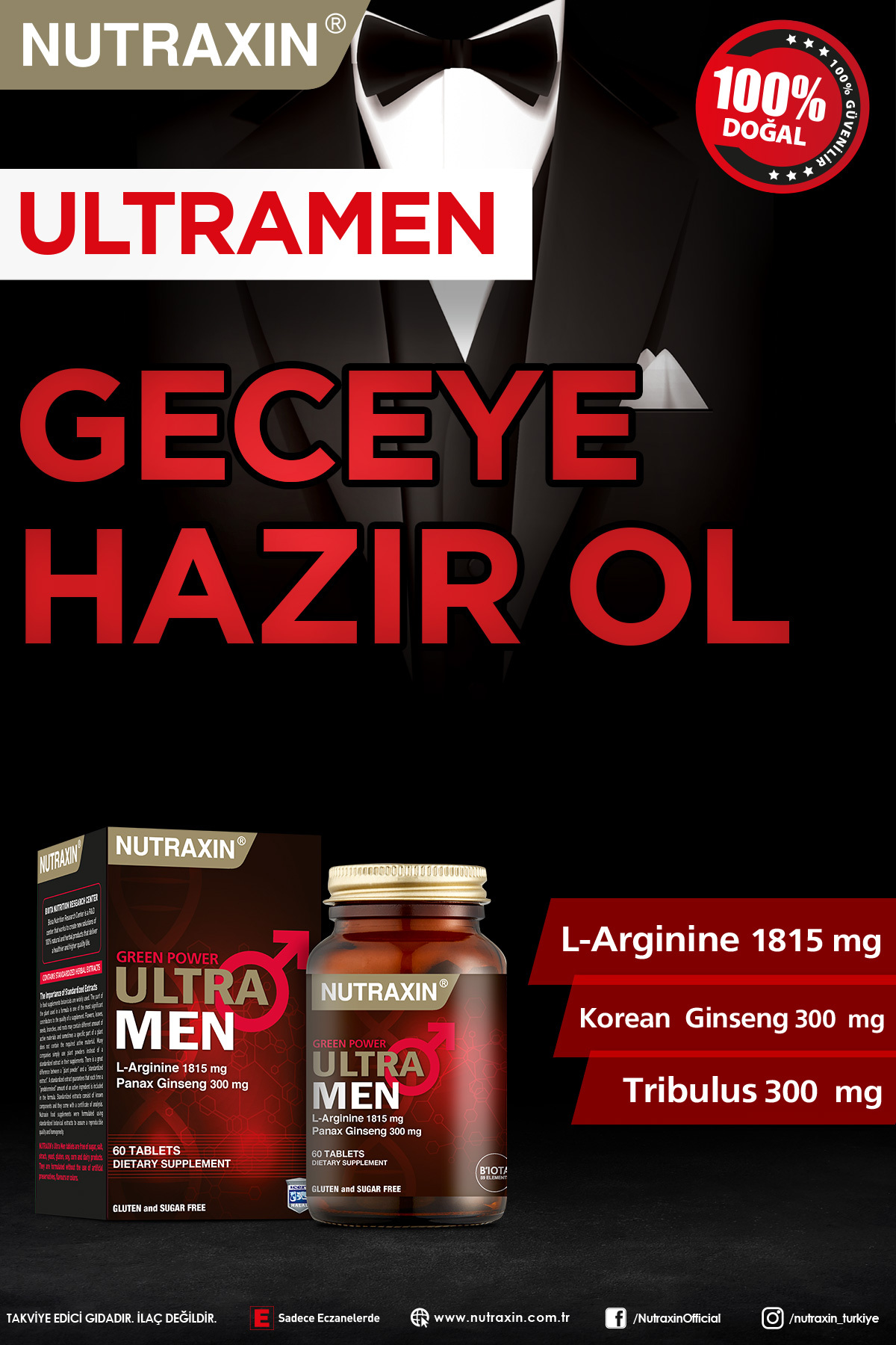 Nutraxin Green Power Ultra Men 60 Tablet-