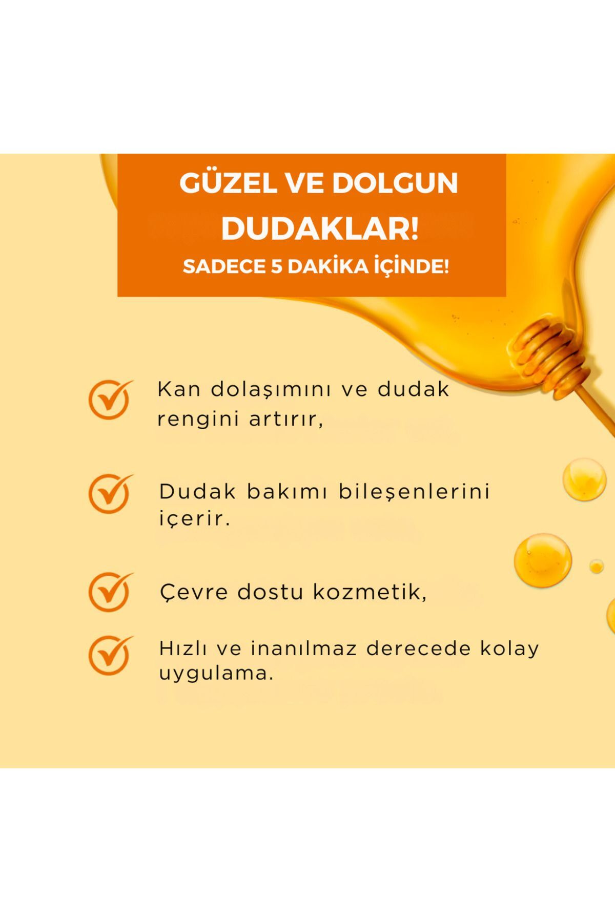 Eveline Oh! My Lips! Hyaluronik Asit Ve Arı Zehiri-