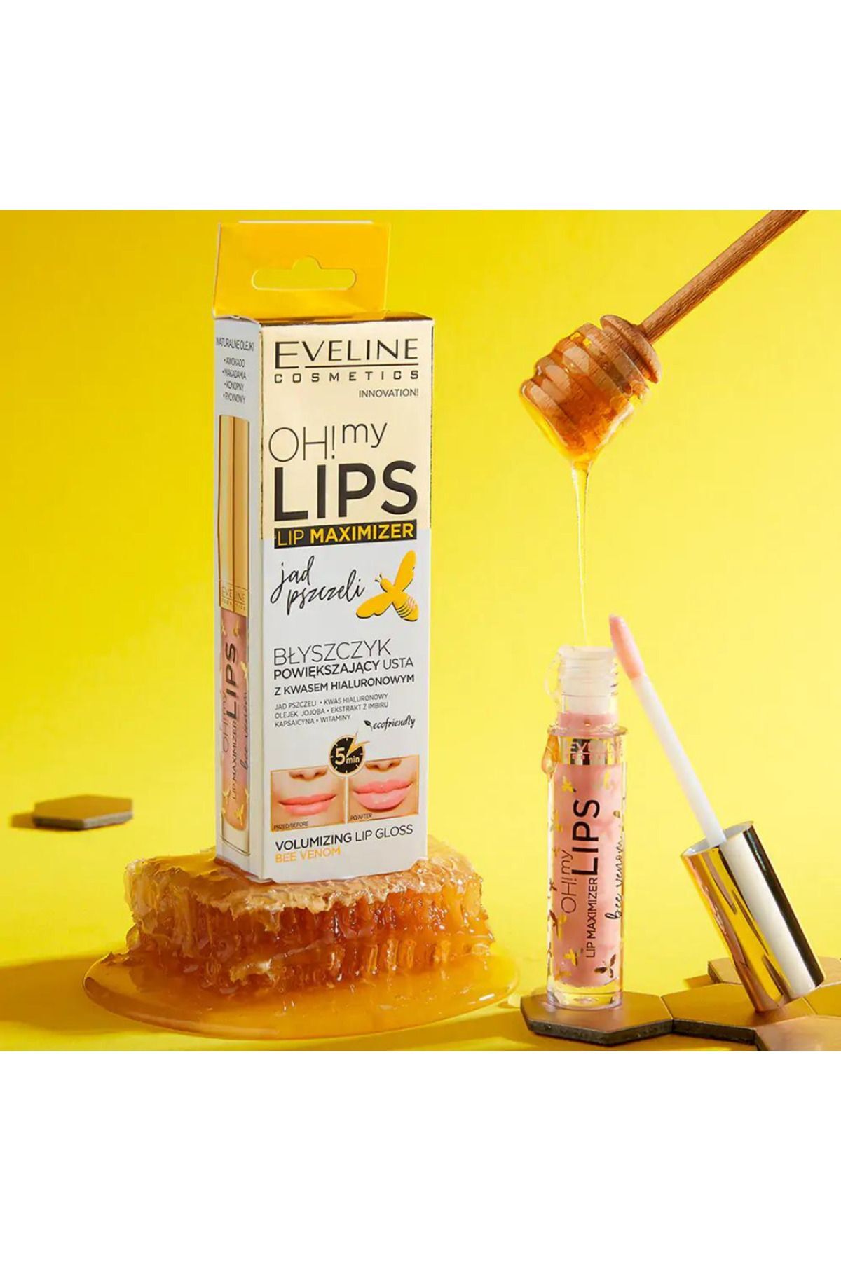 Eveline Oh! My Lips! Hyaluronik Asit Ve Arı Zehiri-
