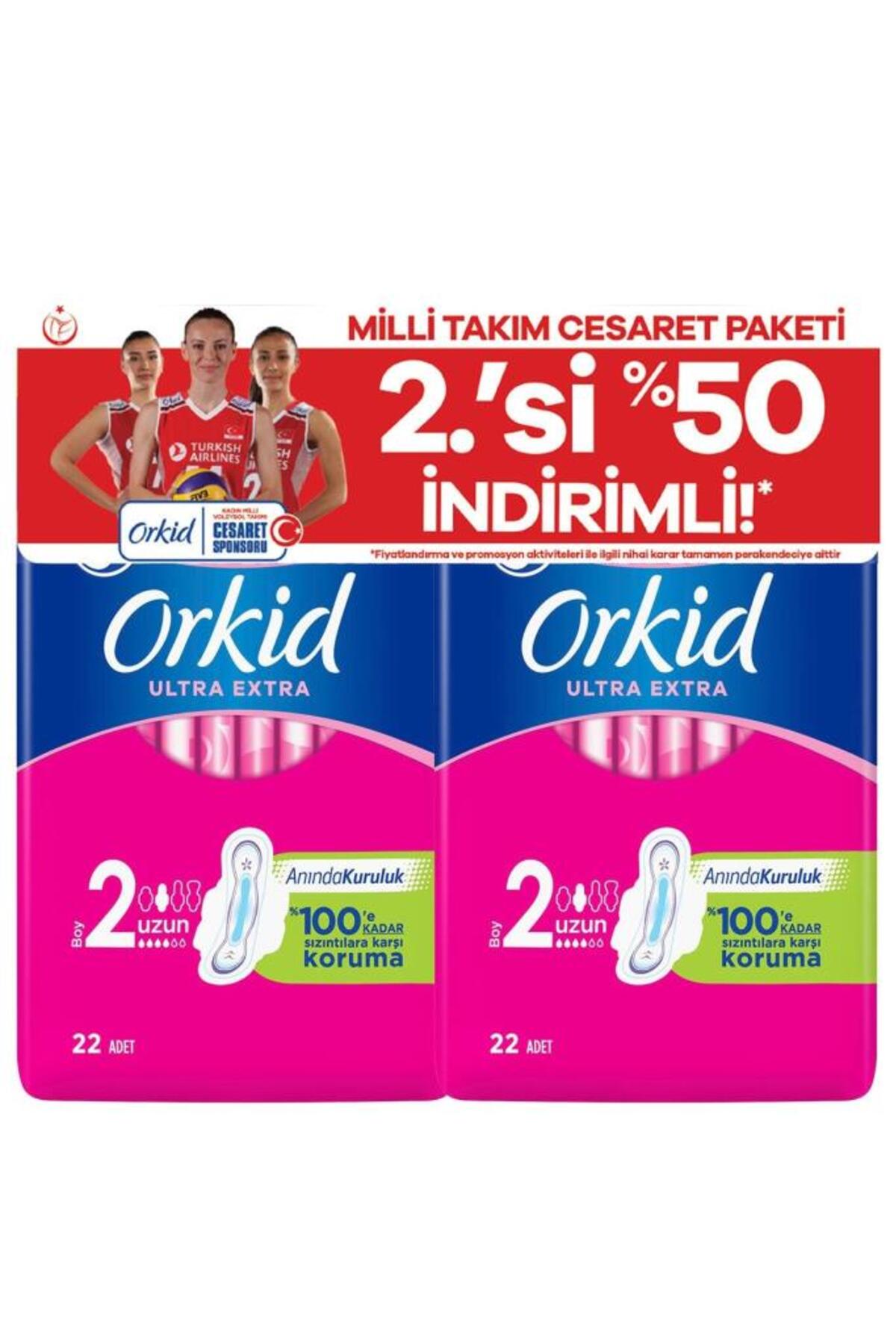 ORKİD ULTRA EXTRA UZUN 44LÜ CESARET PAKETİ-