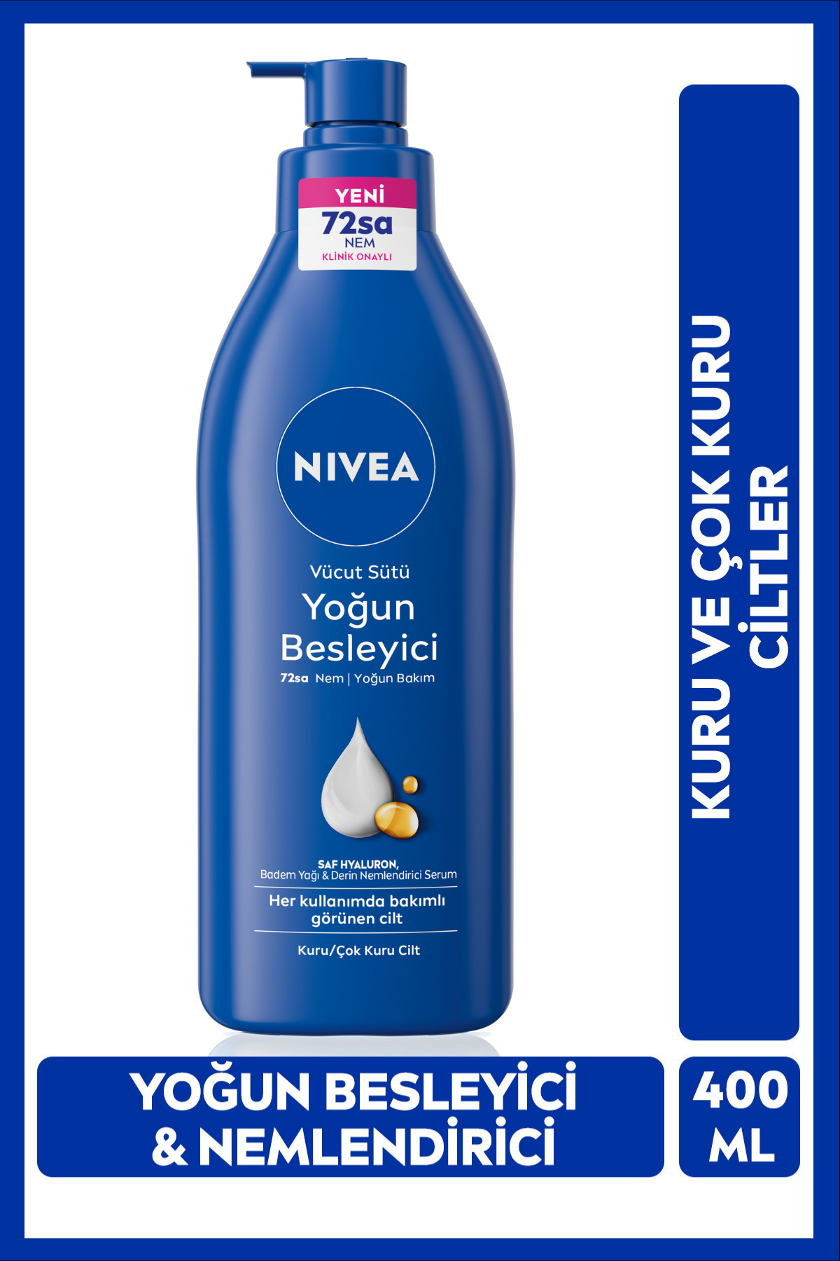 NİVEA BESLEYİCİ VÜCUT SÜTÜ YOĞUN NEMLENDİRİCİ BAKIM-