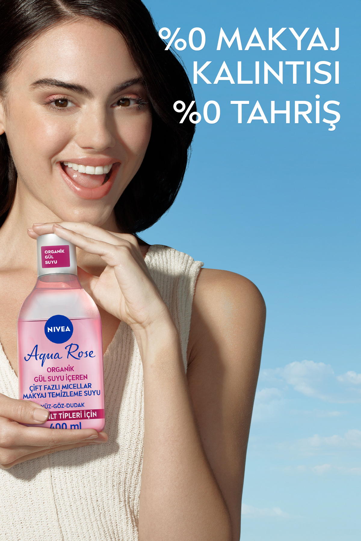 NİVEA ROSE ÇİFT FAZLİ MAKYAJ TEMİZLEME SUYU-