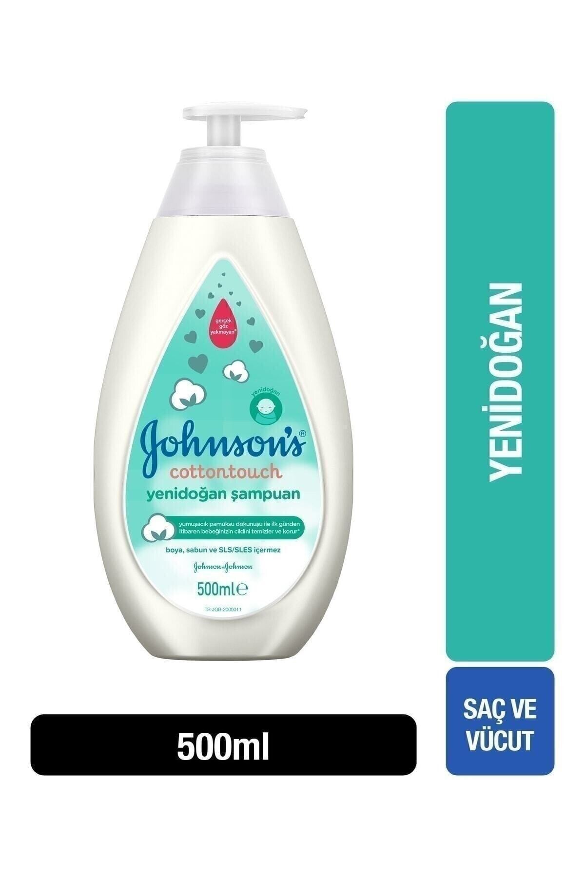 JOHNSONS BABY COTTONTOUCH SAÇ VE VÜCUT ŞAMPUANI 500 ML-