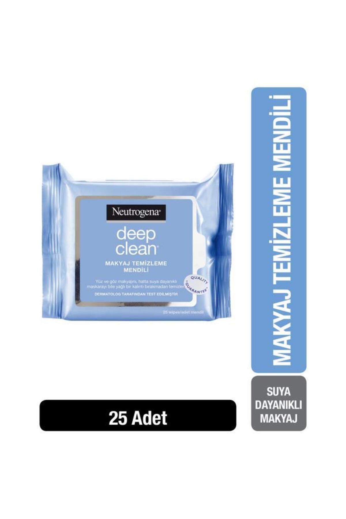 NEUTROGENA DEEP CLEAN MAKYAJ TEMİZLEME MENDİLİ 25 ADET-