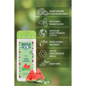 LE PETİT MARSEİLLAİS ORGANİK KARPUZ VE FESLEĞEN DUŞ JELİ 400ML-