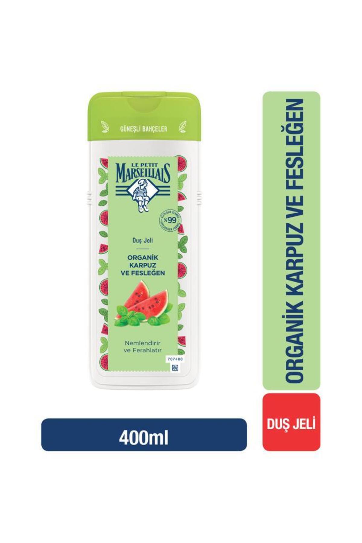 LE PETİT MARSEİLLAİS ORGANİK KARPUZ VE FESLEĞEN DUŞ JELİ 400ML-