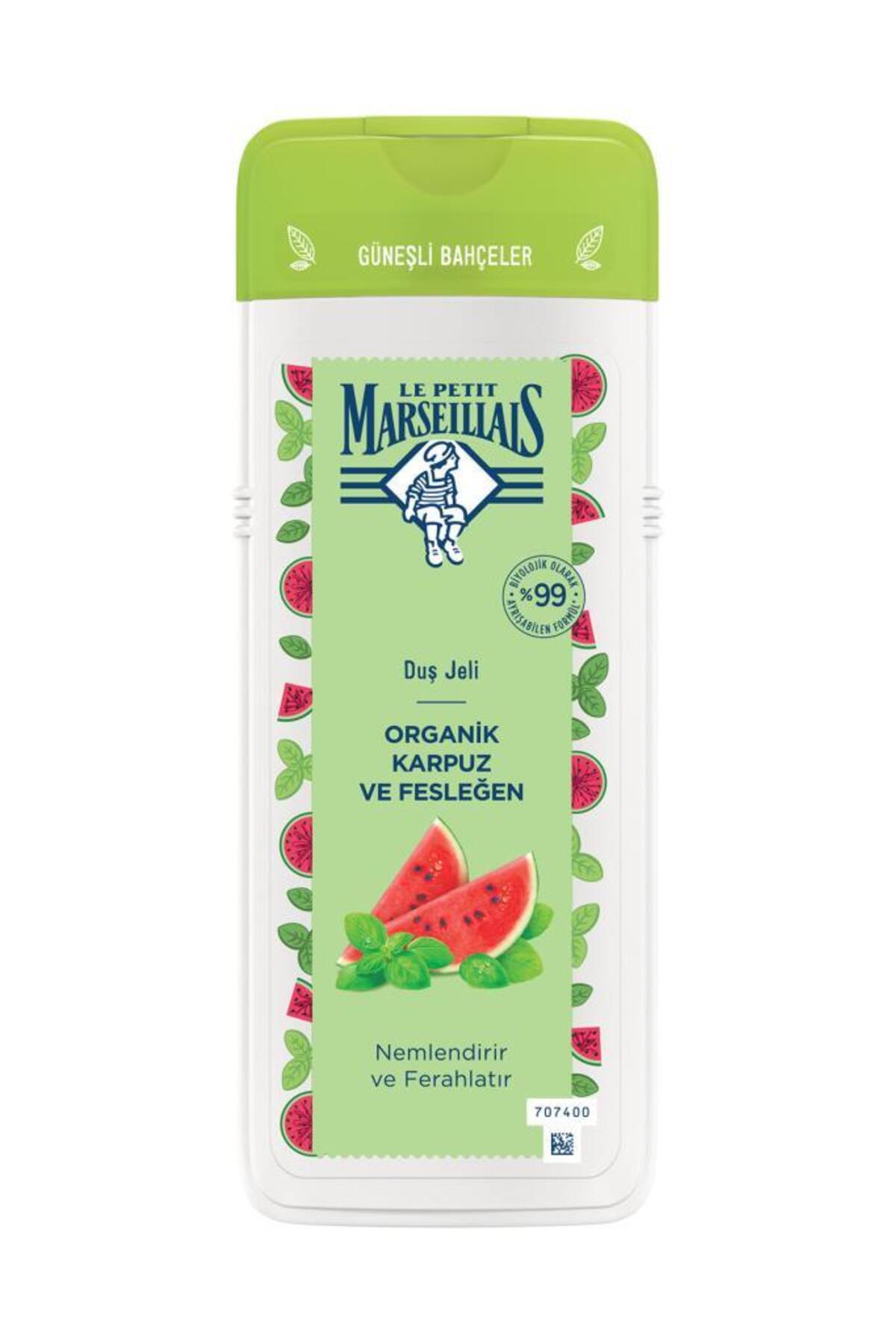 LE PETİT MARSEİLLAİS ORGANİK KARPUZ VE FESLEĞEN DUŞ JELİ 400ML-