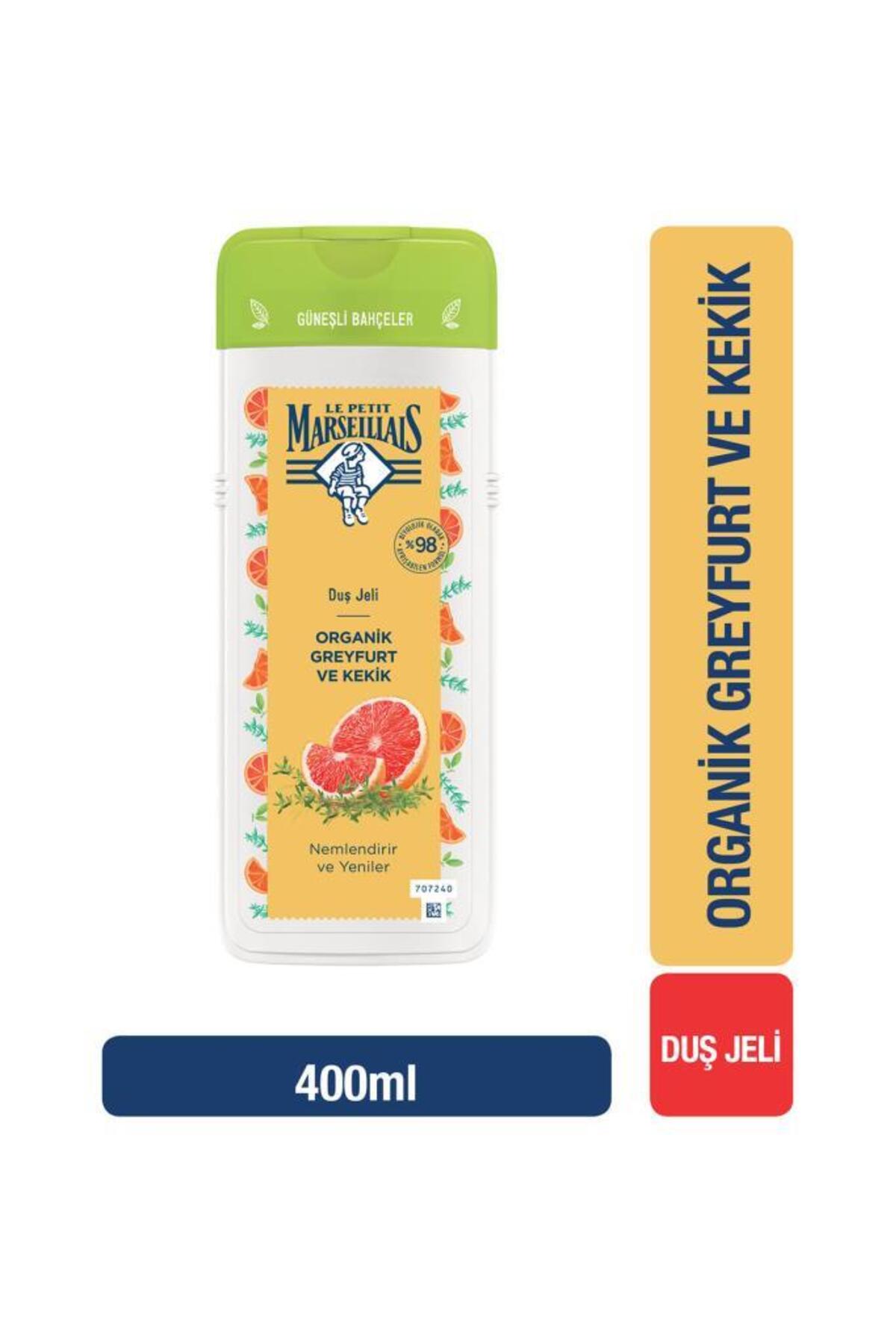 LE PETİT MARSEİLLAİS ORGANİK GREYFURT - KEKİK DUŞ JELİ 400ML-