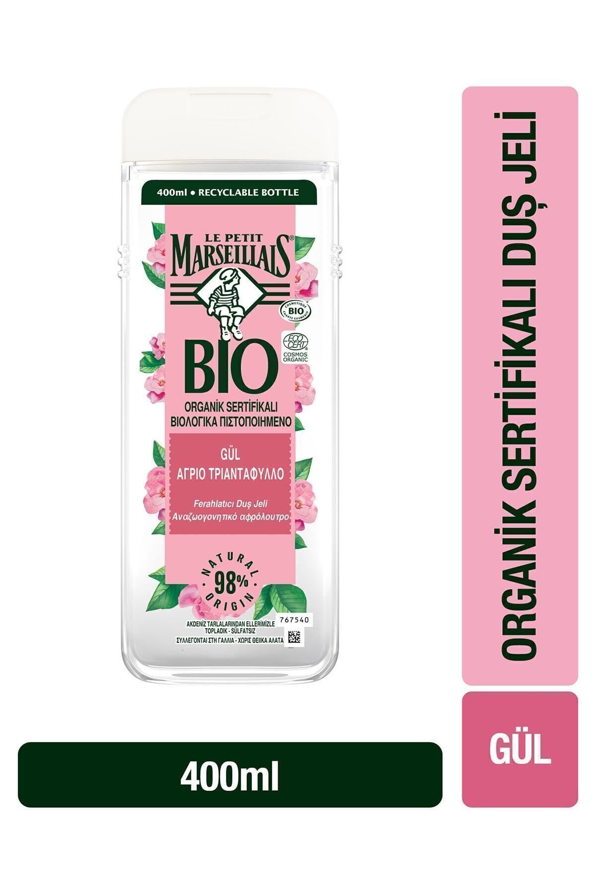 LE PETİT MARSEİLLAİS  BIO ORGANİK SERTİFİKALI GÜL DUŞ JELİ 400ML-