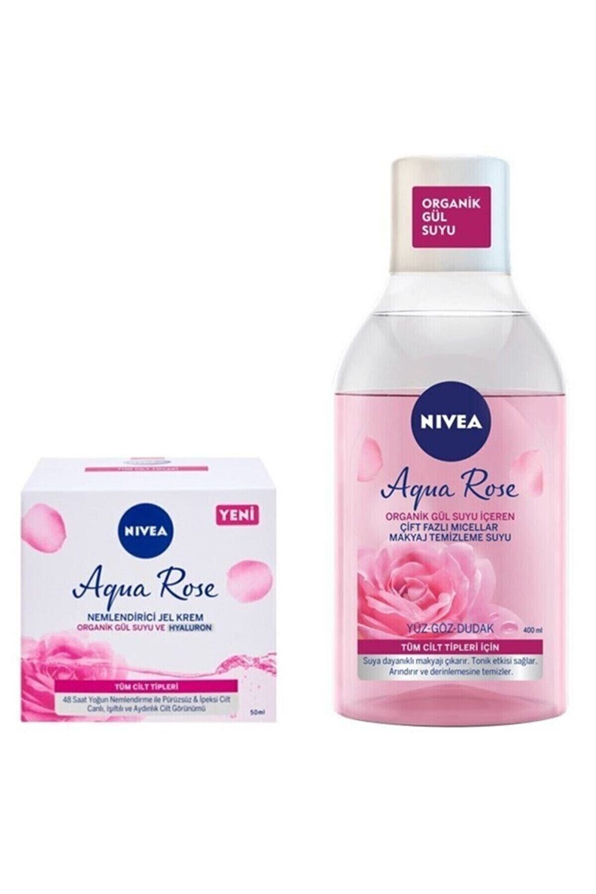 NİVEA WATER GEL KREM 50 ML+MICALLER WATER 400 ML-