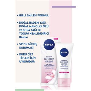 NİVEA BESLEYİCİ GÜNDÜZ BAKIM KREMİ KURU CİLTLER 50ML-