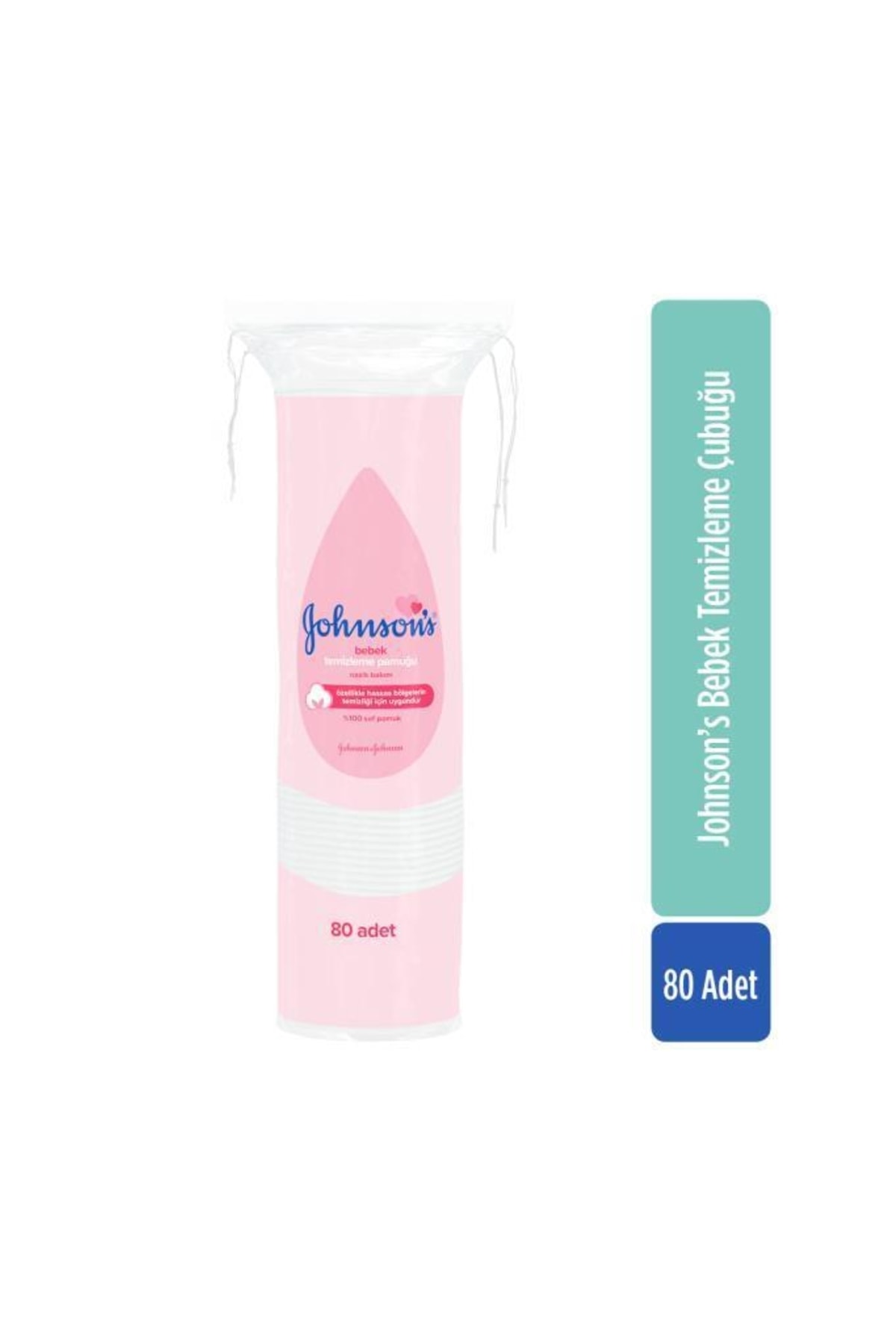 JOHNSONS BEBEK TEMİZLEME PAMUĞU 80 ADET-